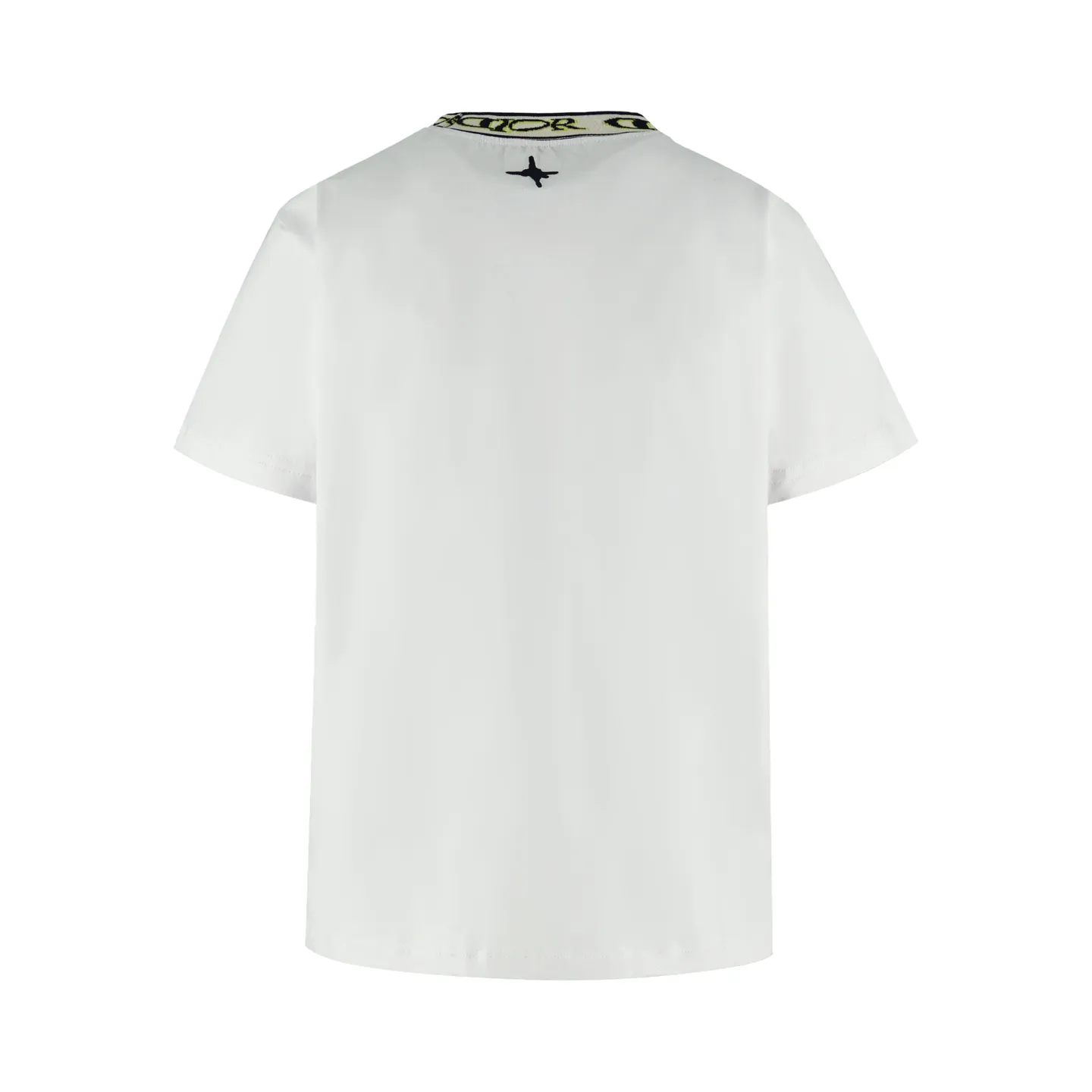 🅿️270 [Exclusive supply] CD artistic font rib short sleeves. Originally purchased and developed for 7,200, made of 15S fine cotton plain weave, 230g; paired with threaded 32S double yarn drawbar, 300g. 15S is a relatively thick yarn used to make thicker and more durable fabrics. The fabric made of pure cotton natural fiber has the characteristics of good hygroscopicity, strong breathability, softness and comfort. Draw flowers on the original artistic fonts, and weave a floral collar pattern with specific yarns of different colors. Fully computerized jacquard machine, the so-called computerized jacquard machine is to store the pattern data in a computer disk in advance, then put the disk into the computer of the loom, and the computer will control the weaving. The exquisite jacquard flat machine collar has clear and unique texture, rich color layers and is not easy to deform. Special double-layer weaving technology, rich color layering, strong three-dimensional jacquard effect on the surface, comfortable and skin-friendly, and good breathability. Size:S-M-L