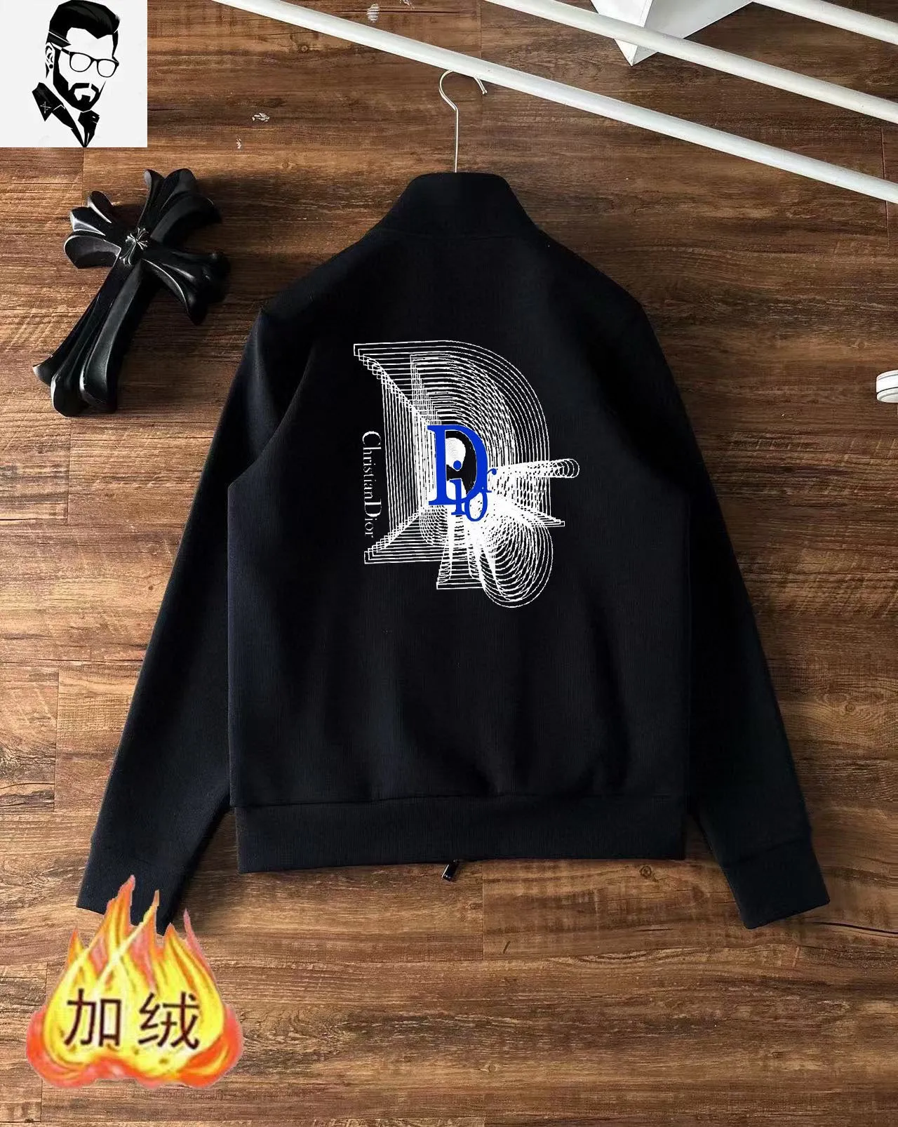 🅿️460 brand [DIOR Dior] (velvet and thickened) 2025 autumn and winter new product, celebrities' favorite fashion-flavored casual suit, clean and neat tailoring, full of urban style. Made of high-quality customized fabrics, the inner warmth is excellent, the hand feels soft and dry, and the upper body effect is crisp and stylish. The three-dimensional cutting process and the pattern are all of high standards, and the silhouette version has the right benefits! It is not tight at all, and you feel good when you put it on. So many top-quality raw materials create high-end products with unparalleled value. It is the first choice for high-end fashion people. (Size: M-4XL can wear up to 200 pounds)