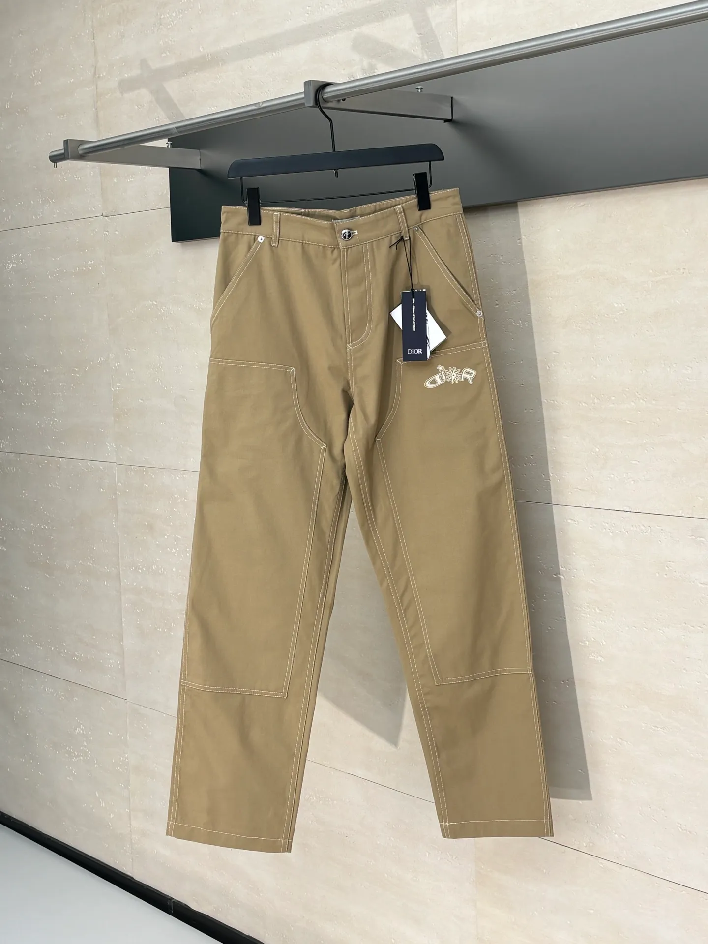 🅿️500 Dio*/Dior LH Hamilton joint embroidered logo trousers Size: S/M/L/XL