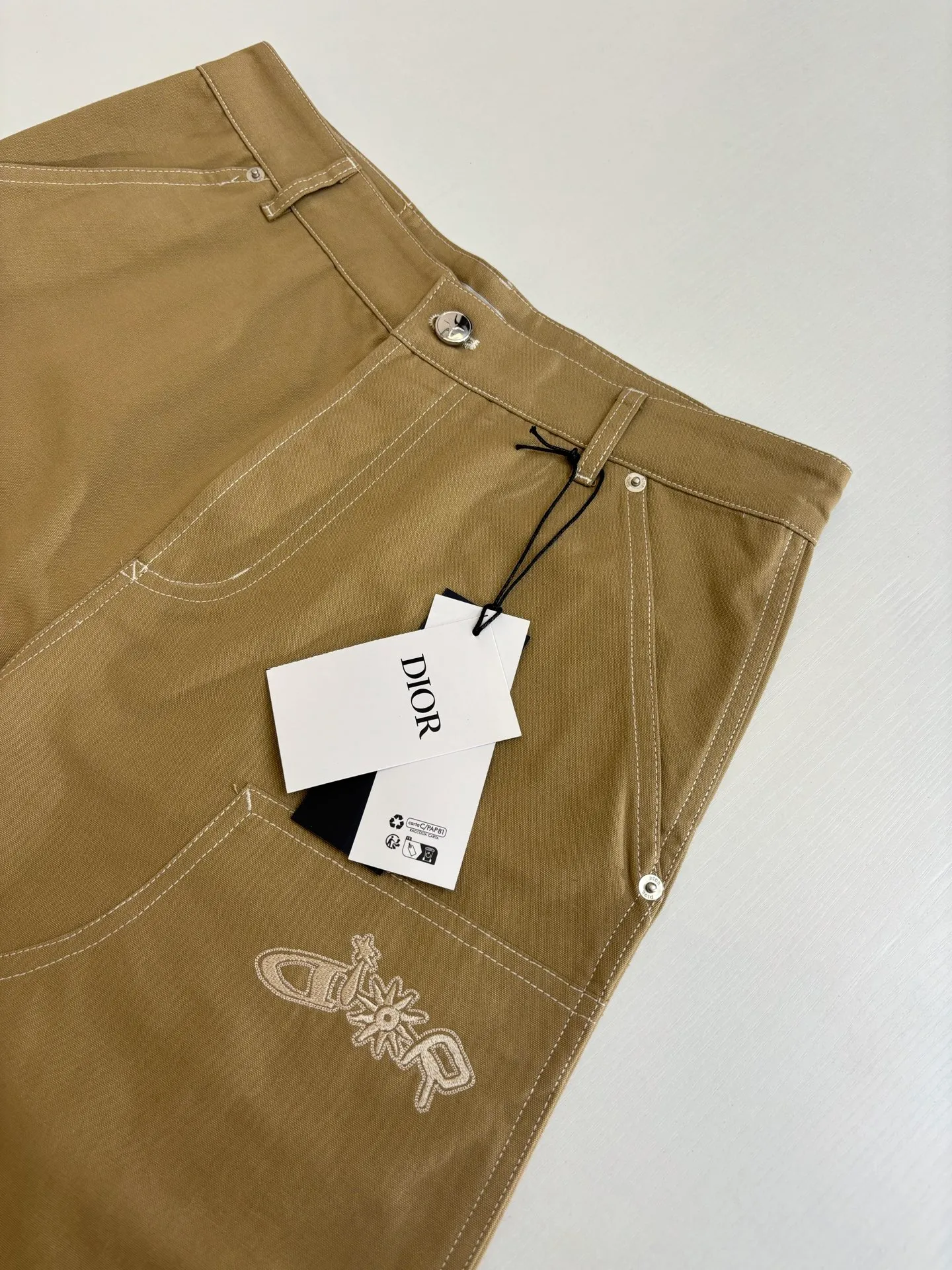🅿️500 Dio*/Dior LH Hamilton joint embroidered logo trousers Size: S/M/L/XL