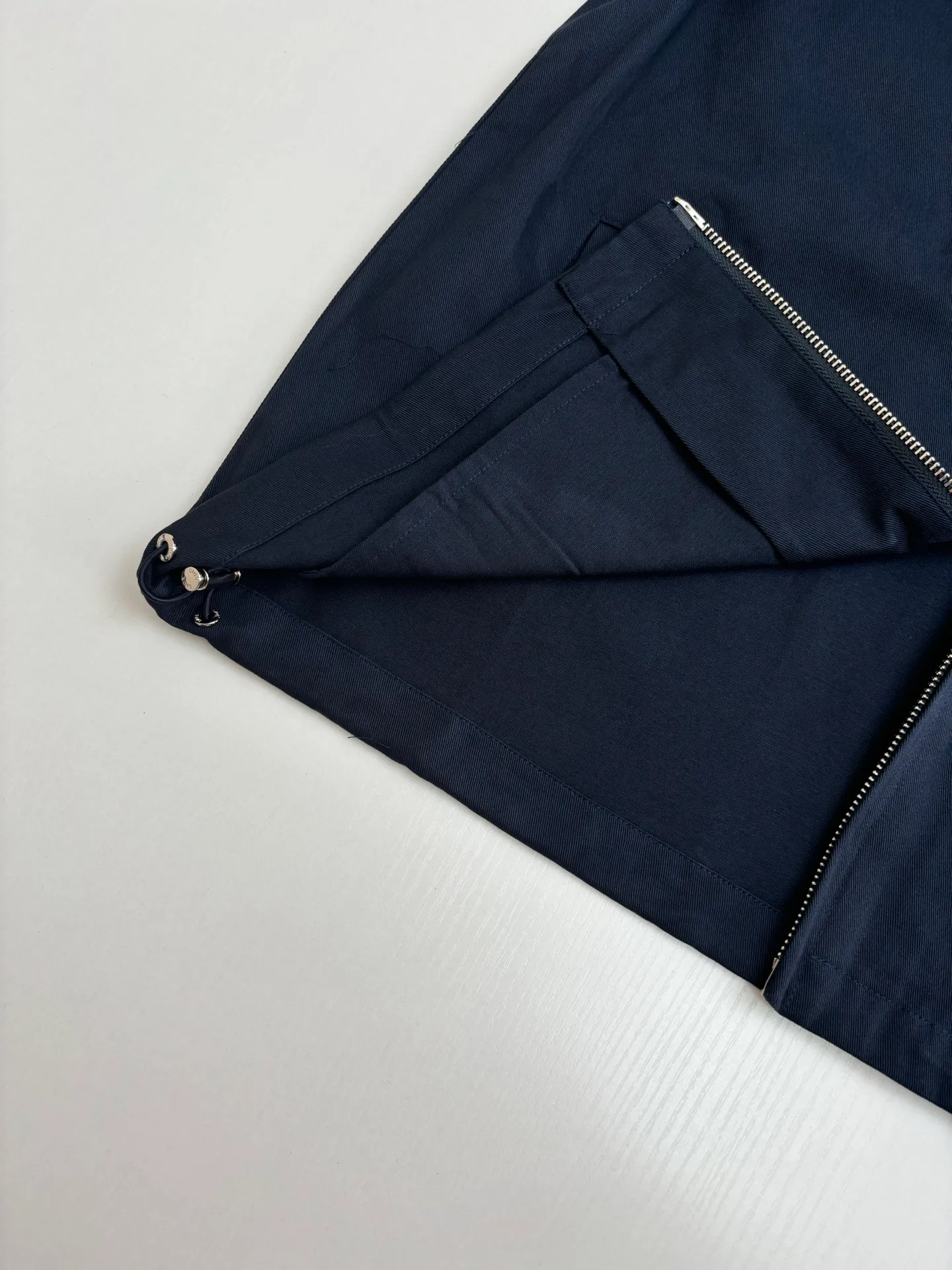 🅿️620 Dio*/Dior 25FW early autumn new lapel long-sleeved work jacket. Customized washed blue cotton fabric, simple design style, brand letters CD embroidery on the chest, hidden fly zipper, straight design version Size: S/M/L/XL