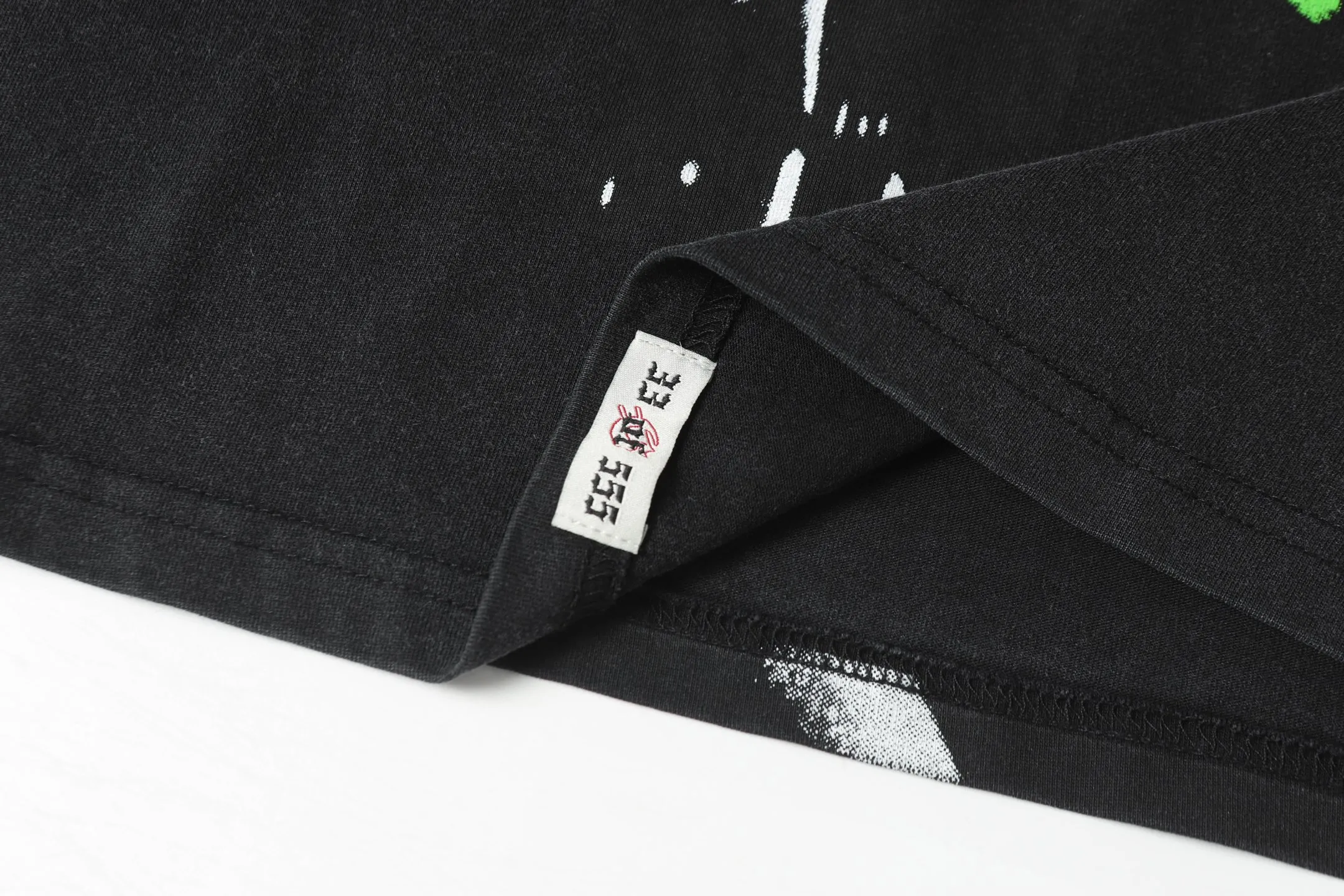 6020#washed black｜P116 Godspeed cross-border American rock and roll street washed retro style short-sleeved T (craft printing) fabric (fabric): 32 count combed double yarn 250g weight code number (size): S-M-L-XL color (colour): washed black 👉