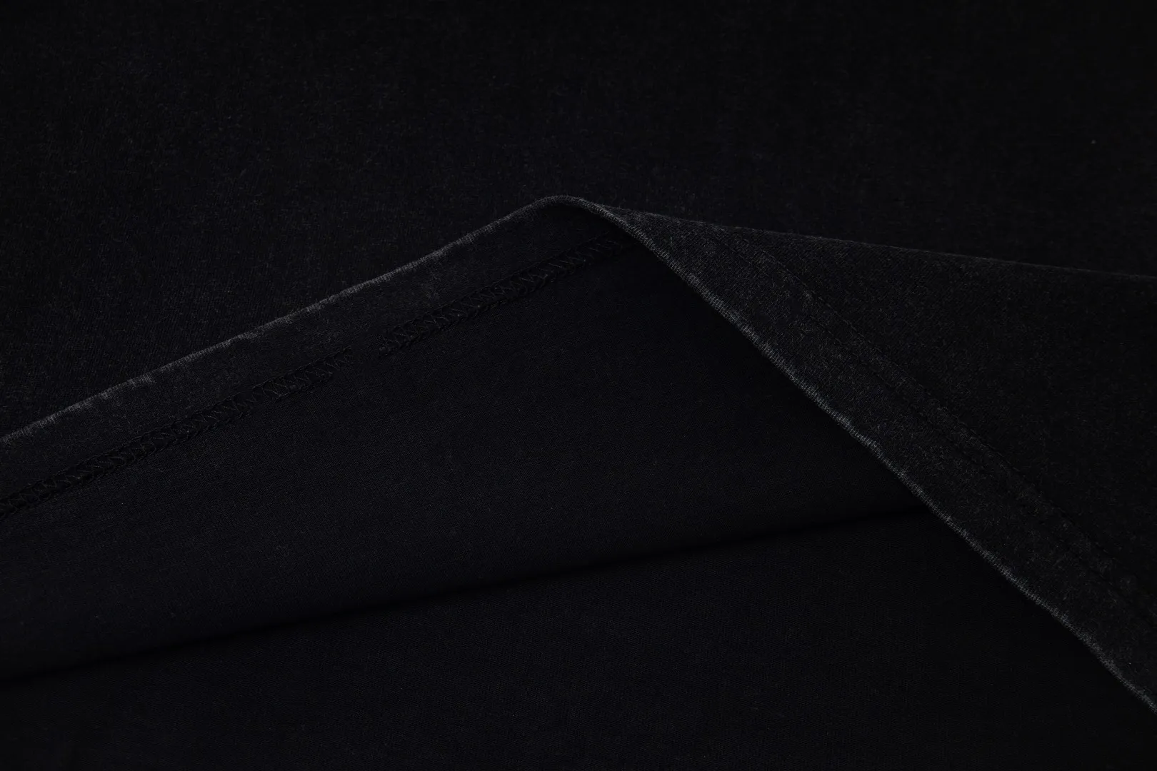 G37# GodSpeed ​​washed printed spliced ​​waffle long sleeves S-XL size washed black P146 apricot P136