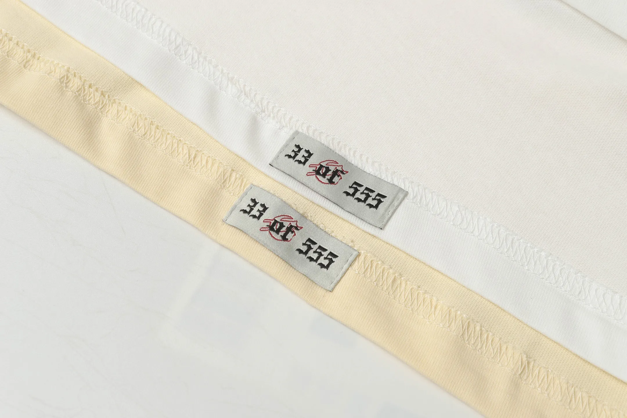 5046# White/Apricot｜P104 Godspeed cross-border American rock and roll street washed retro style short-sleeved T (craft printing) fabric (fabric) 32 counts combed double yarn 240 grams weight code number (size): S-M-L-XL color (colour): apricot.white