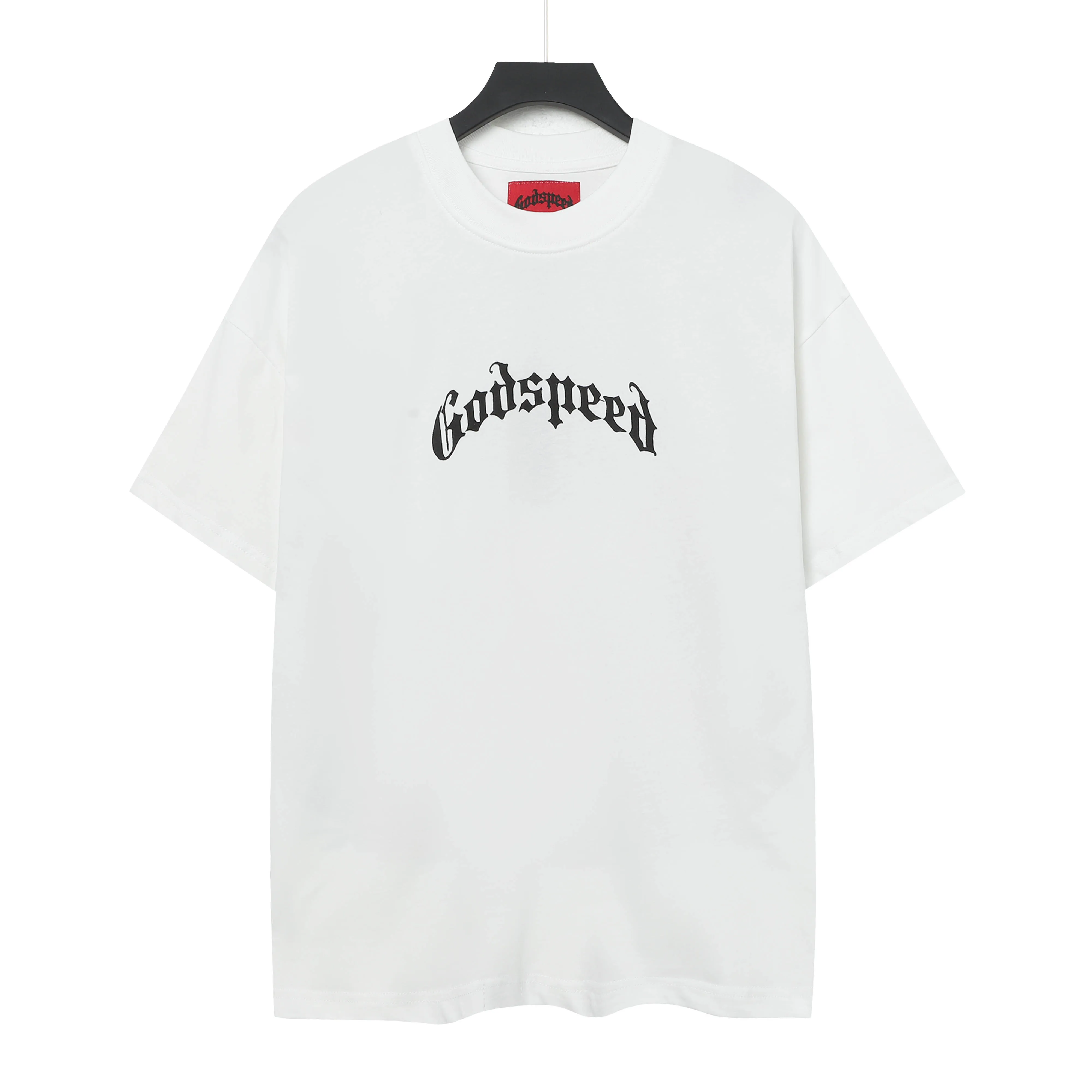 5046# White/Apricot｜P104 Godspeed cross-border American rock and roll street washed retro style short-sleeved T (craft printing) fabric (fabric) 32 counts combed double yarn 240 grams weight code number (size): S-M-L-XL color (colour): apricot.white