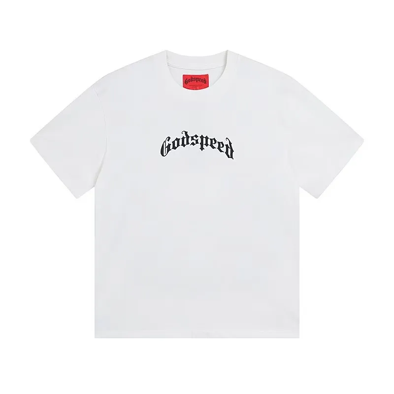 5046# White/Apricot｜P104 Godspeed cross-border American rock and roll street washed retro style short-sleeved T (craft printing) fabric (fabric) 32 counts combed double yarn 240 grams weight code number (size): S-M-L-XL color (colour): apricot.white
