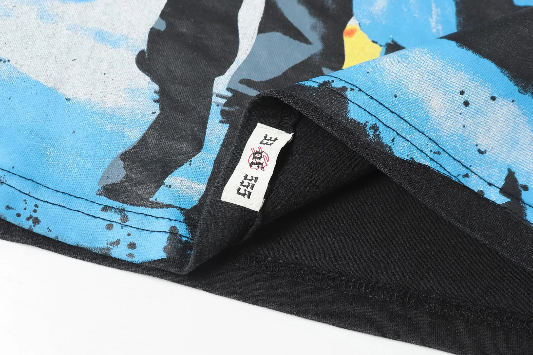 6028# Washed Black｜P116 Godspeed cross-border American rock and roll street washed retro style short-sleeved T (craft print) Fabric (fabric): 32 count combed double yarn 250 grams weight Size (size): S-M-L-XL Color (colour): Washed black 👉