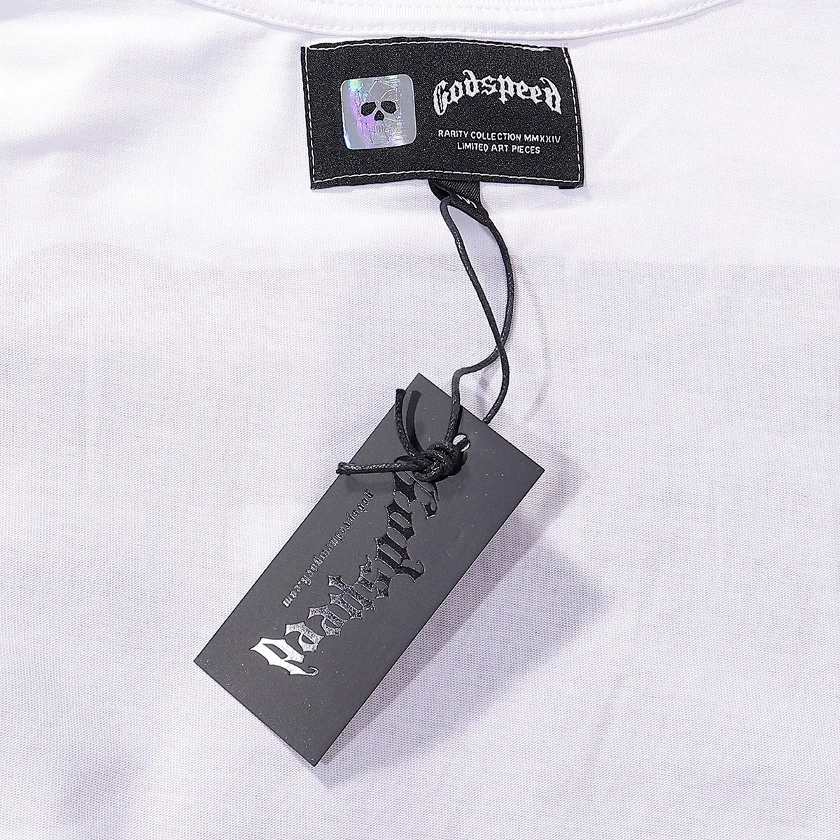 Batch 106, No. 7087, Mechao Godspeed racing championship scene printed high-quality double yarn pure cotton casual short-sleeved T-shirt Color: black, white; Size: S M L XL