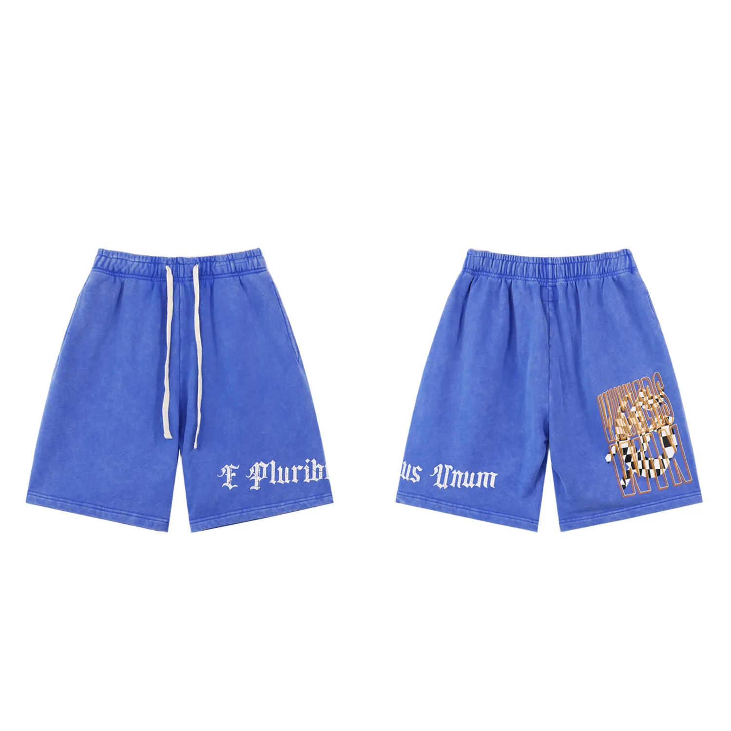 💰150 Style number: BR 8771 Fabric: 380g washed, real shot, beautiful and fashionable Godspeed printed high quality double yarn casual fashion brand washed distressed shorts Color; washed black, washed blue, code number: S M L XL