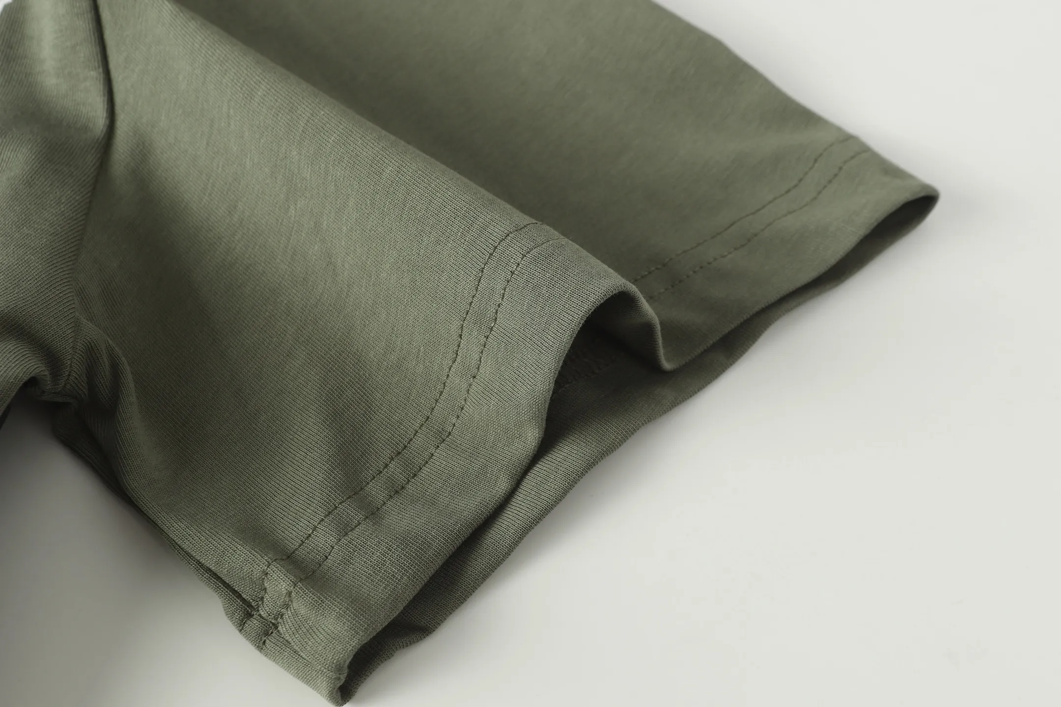 5101#Army Green｜P106 Godspeed cross-border American rock and roll street washed retro style short-sleeved T (craft printing) fabric (fabric) 32 counts combed double yarn 240 grams weight code number (size): S-M-L-XL color (colour): military green 👉