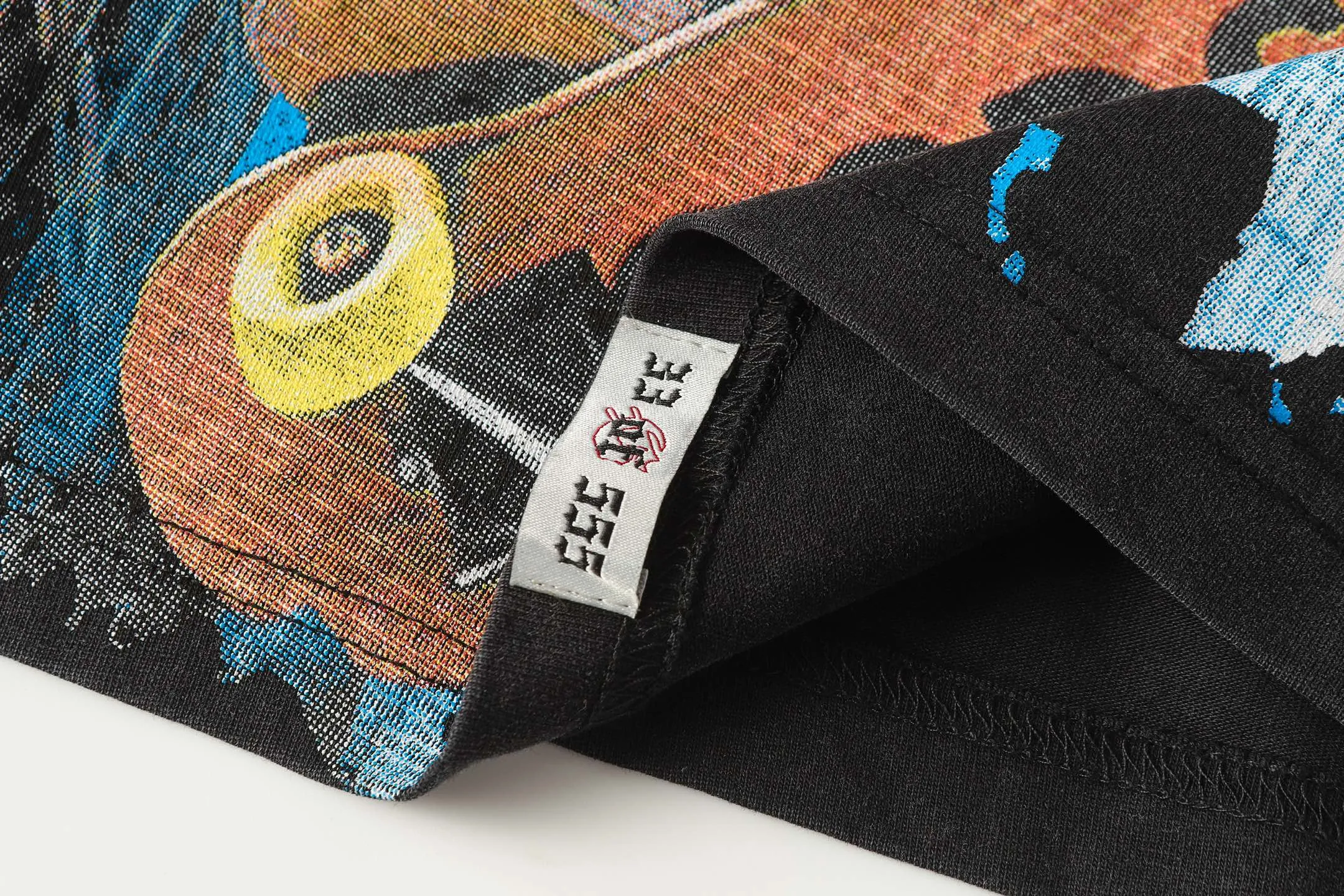 6098# washed black I P116 Godspeed cross-border American rock and roll street washed retro style short-sleeved T (craft printing) fabric (fabric): 32 count combed double yarn 250 grams weight code number (size): S-M-L-XL color (colour): washed black