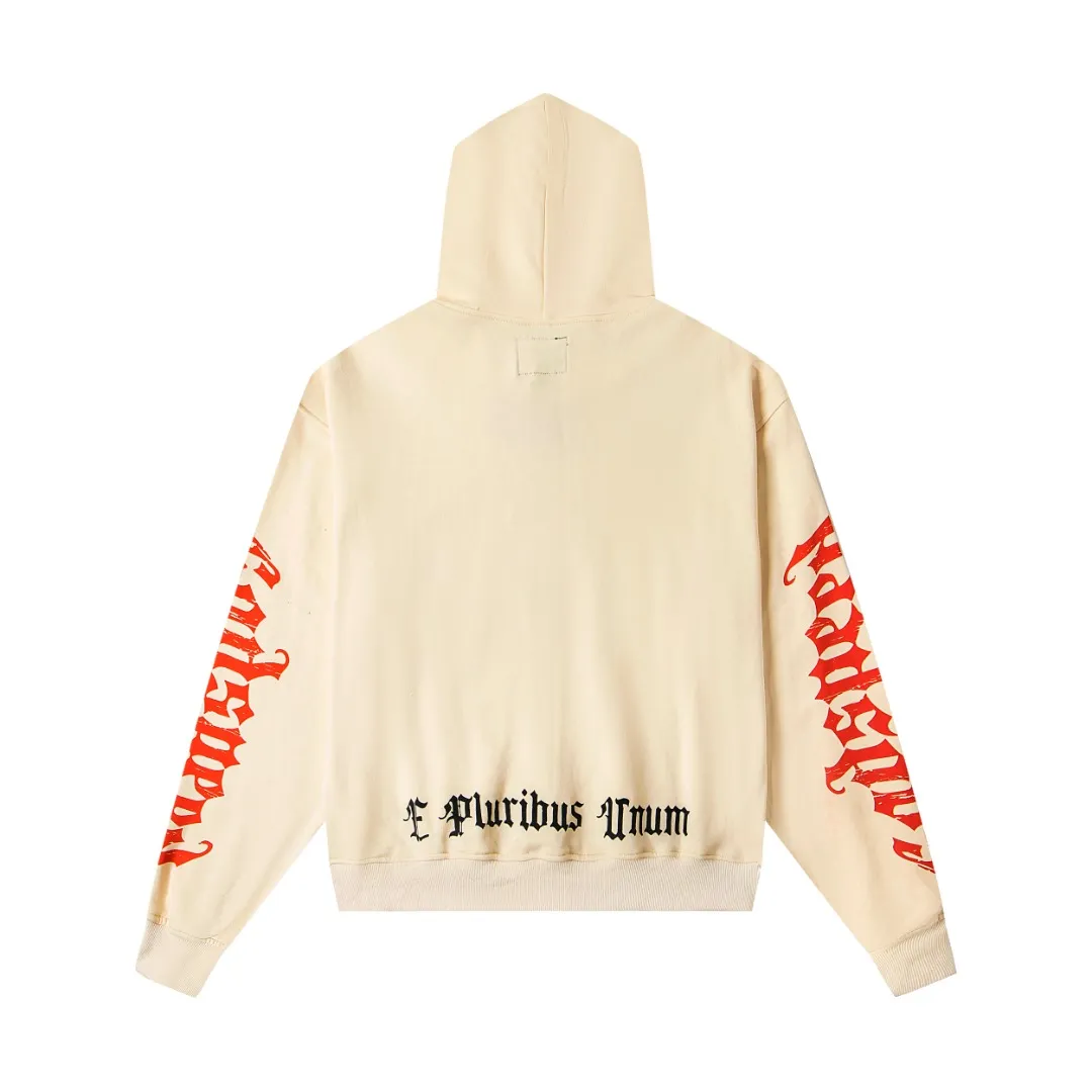 G02# GodSpeed ​​white ink direct spray sweatshirt S-XL washed black P236 apricot P226