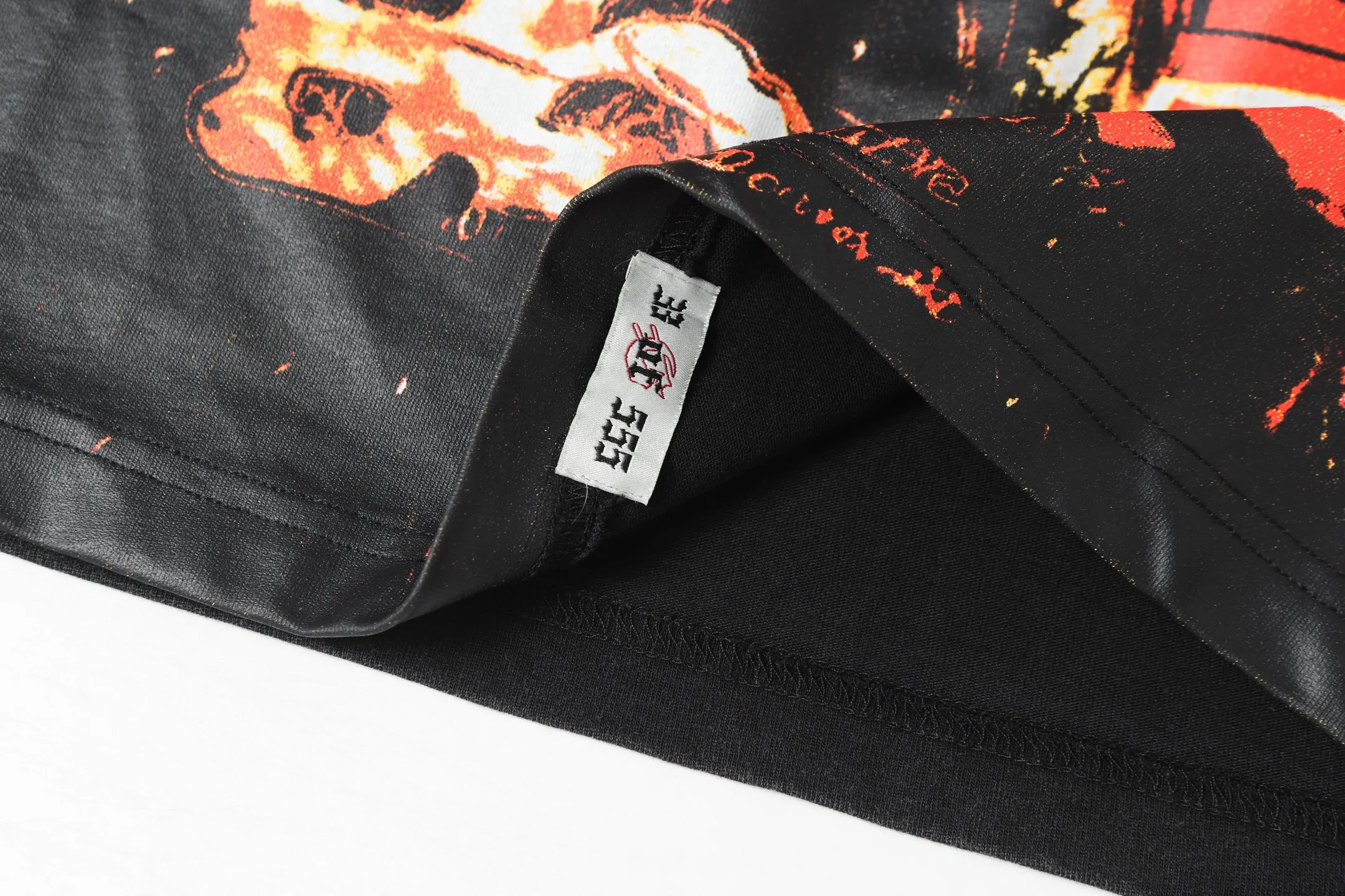6036# Washed Black｜P116 Godspeed cross-border American rock and roll street washed retro style short-sleeved T (craft print) Fabric (fabric): 32 count combed double yarn 250 grams weight Size (size): S-M-L-XL Color (colour): Washed black 👉