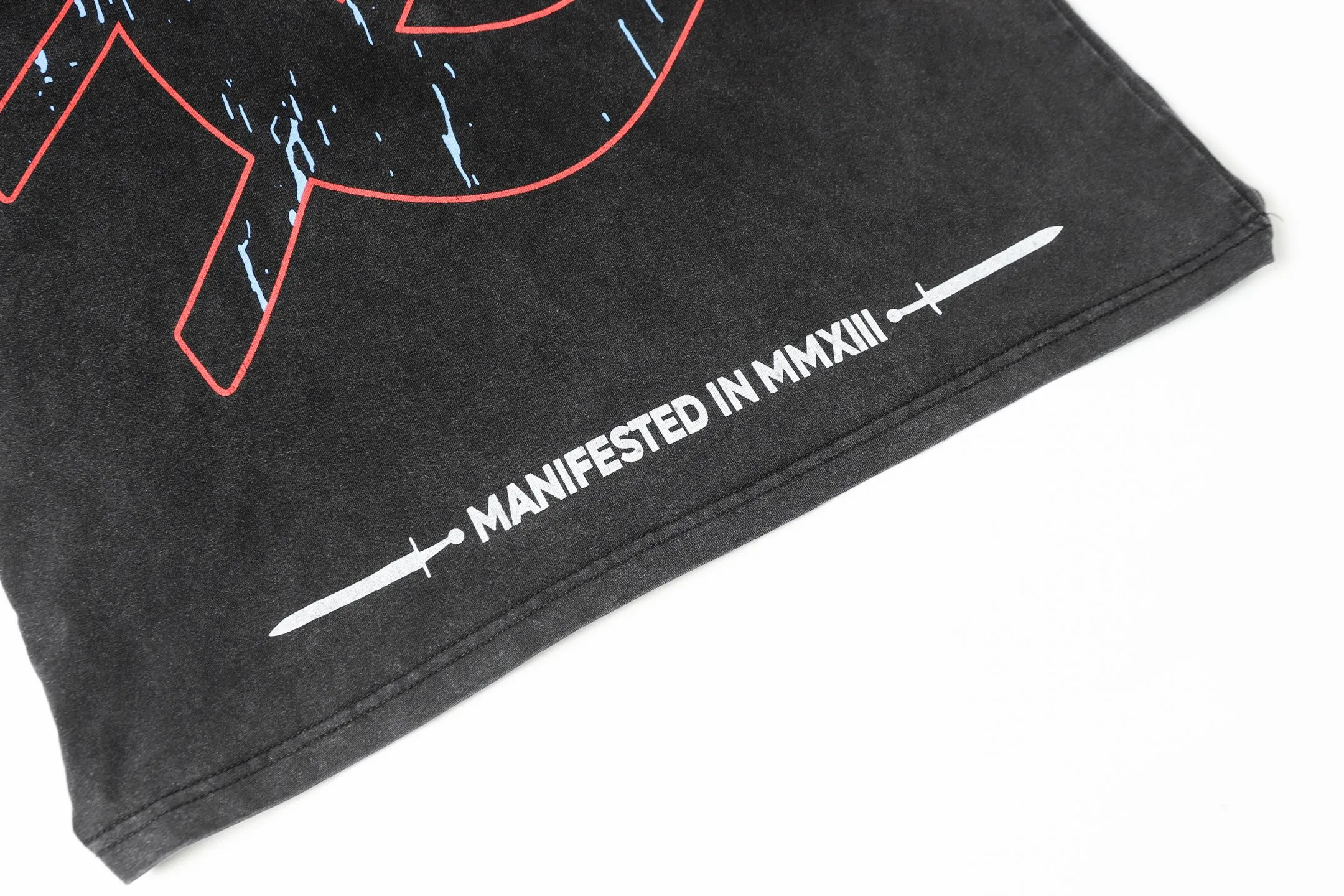 6021# Washed Black｜P116 Godspeed cross-border American rock and roll street washed retro style short-sleeved T (craft print) Fabric (fabric): 32 count combed double yarn 250 grams weight Size (size): S-M-L-XL Color (colour): Washed black 👉