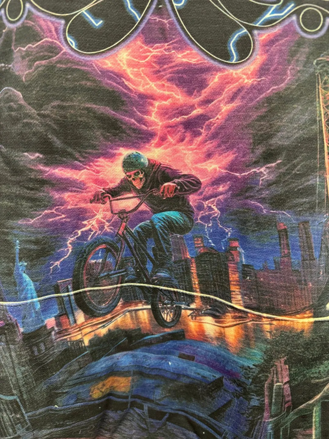 G51# GodSpeed ​​white ink direct spray sweatshirt Size S-XL Purple (washed) P236 Apricot P226