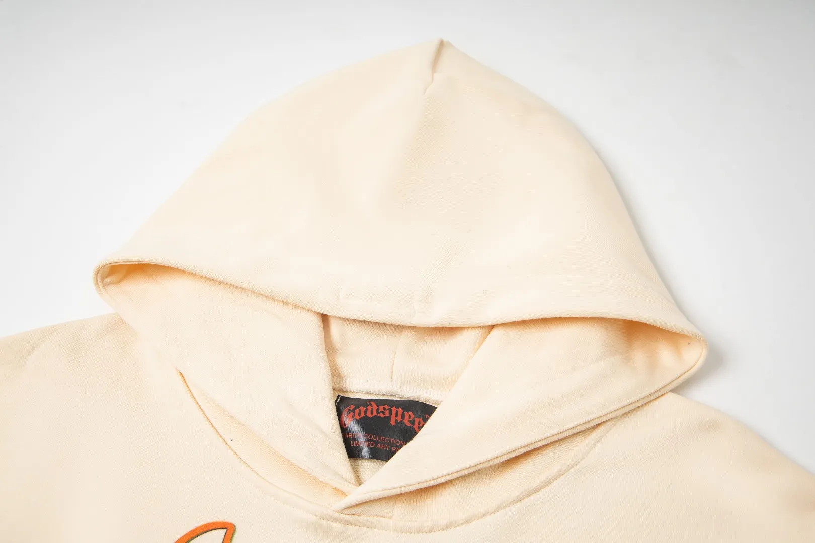 G41# GodSpeed ​​white ink direct spray sweatshirt S-XL washed black P236 apricot P226