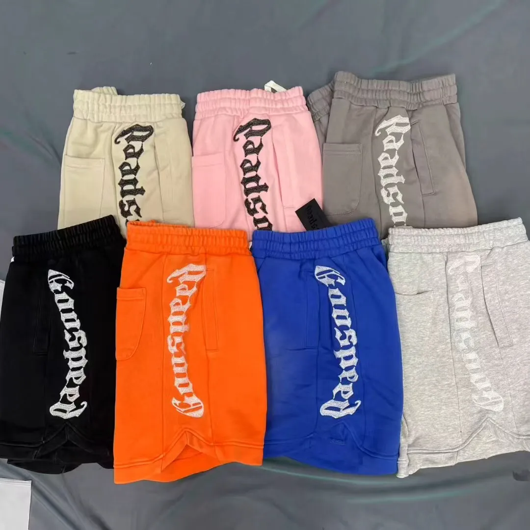 150💰G90 godspeed retro washed and distressed shorts rope custom logo 380g pure cotton terry S～XL