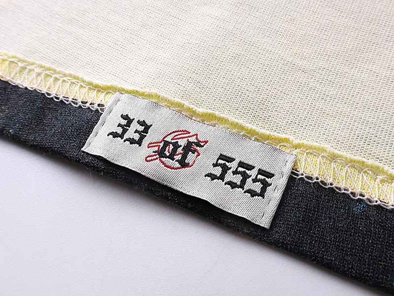 3017# P110 Real shot Godspeed American fashion rock street retro loose printed cotton short sleeves Fabric: 240g 32 count fine cotton double yarn pure cotton Color: apricot Size: S M L XL