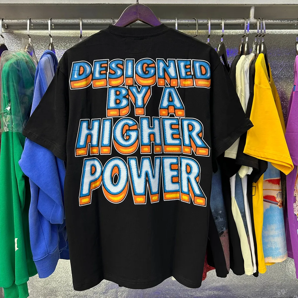 Actual photo, No. 7079, Mechao Godspeed interstellar shock skull print high quality double yarn pure cotton casual short-sleeved T-shirt batch 110 Color: black, apricot; Size: S M L XL