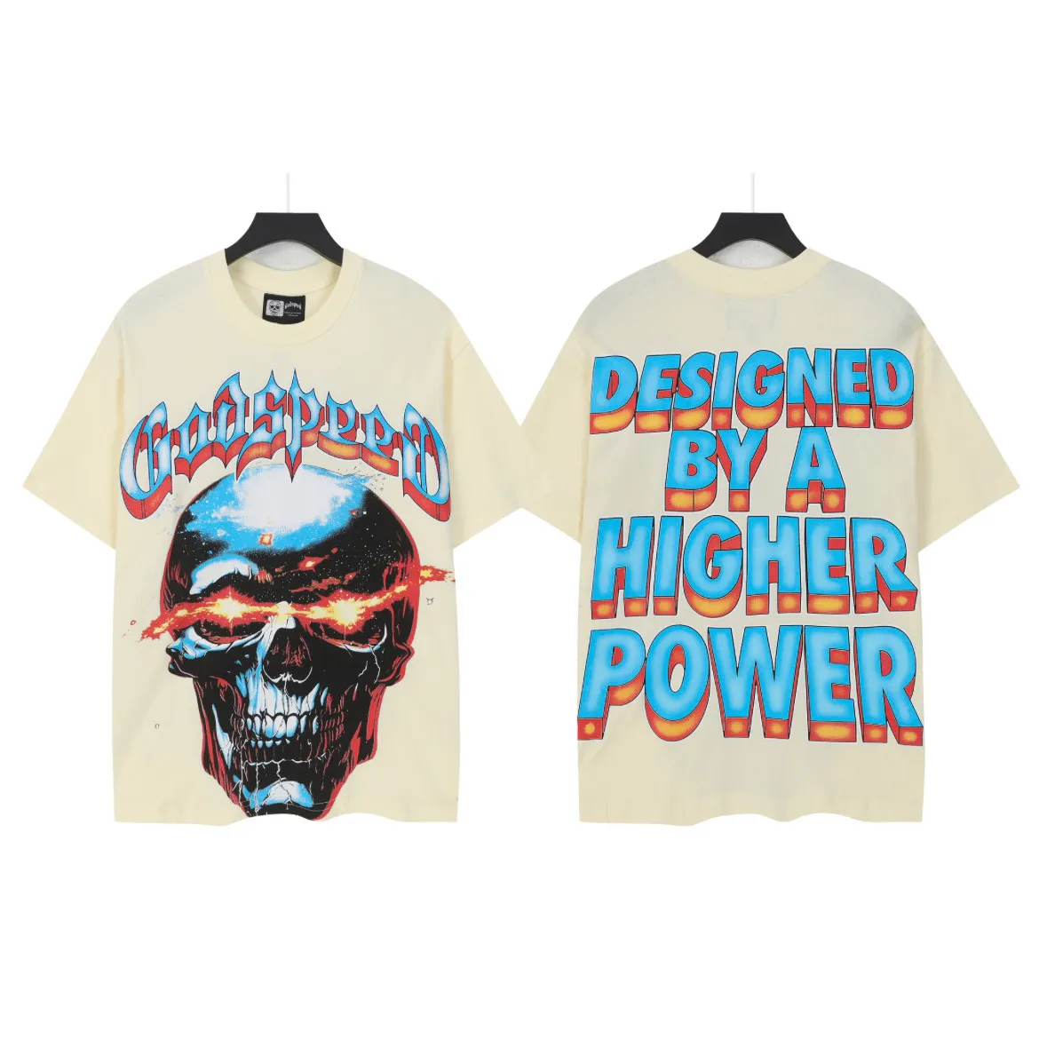 5108#apricot I P104 Godspeed cross-border American rock and roll street wash retro style short-sleeved T (craft printing) fabric (fabric) 32 counts combed double yarn 240 grams weight code number (size): S-M-L-XL color (colour): apricot