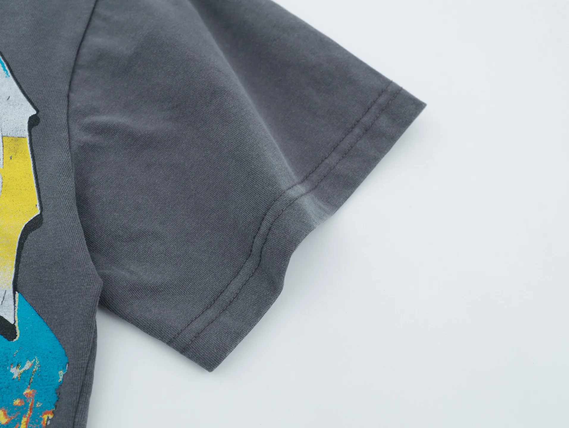 G122# P124 Godspeed short-sleeved T-shirt color: Gray, Bone size: S M L XL