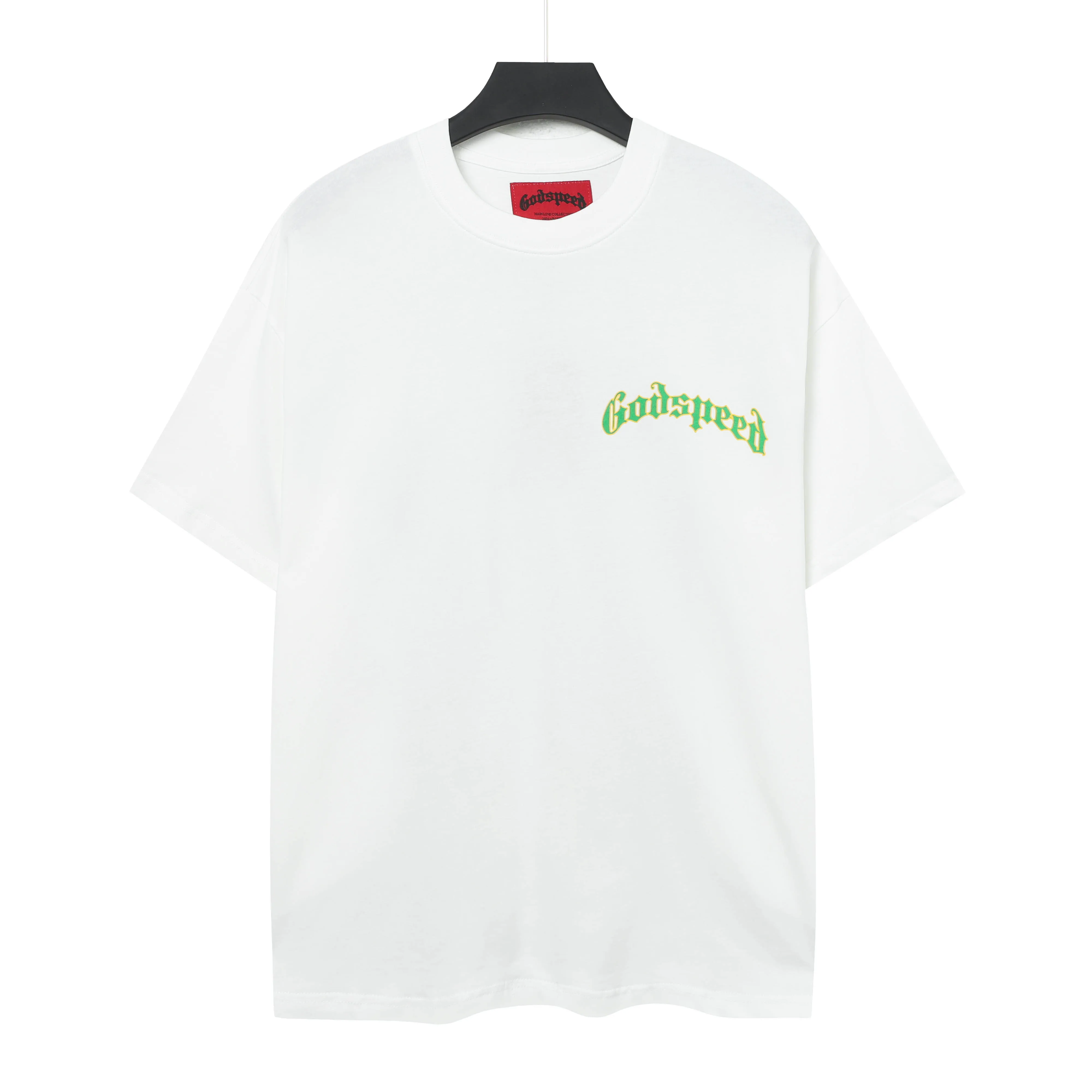 5050##White: Apricot｜P104 Godspeed cross-border American rock and roll street washed retro style short-sleeved T (craft printing) fabric (fabric): 32-count combed double yarn 240 grams weight code number (size): S-M-L-XL color (colour): white, apricot,
