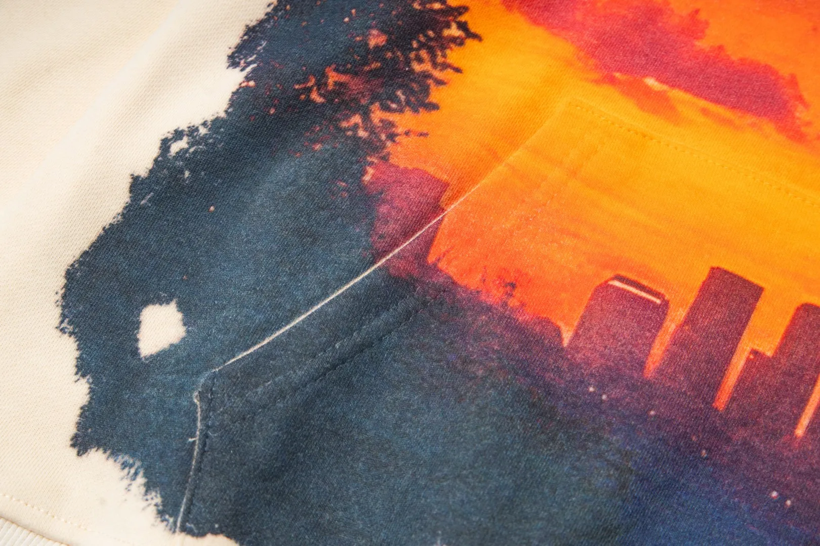 G50# GodSpeed ​​white ink direct spray sweatshirt Size S-XL Wash black P236 Apricot P226