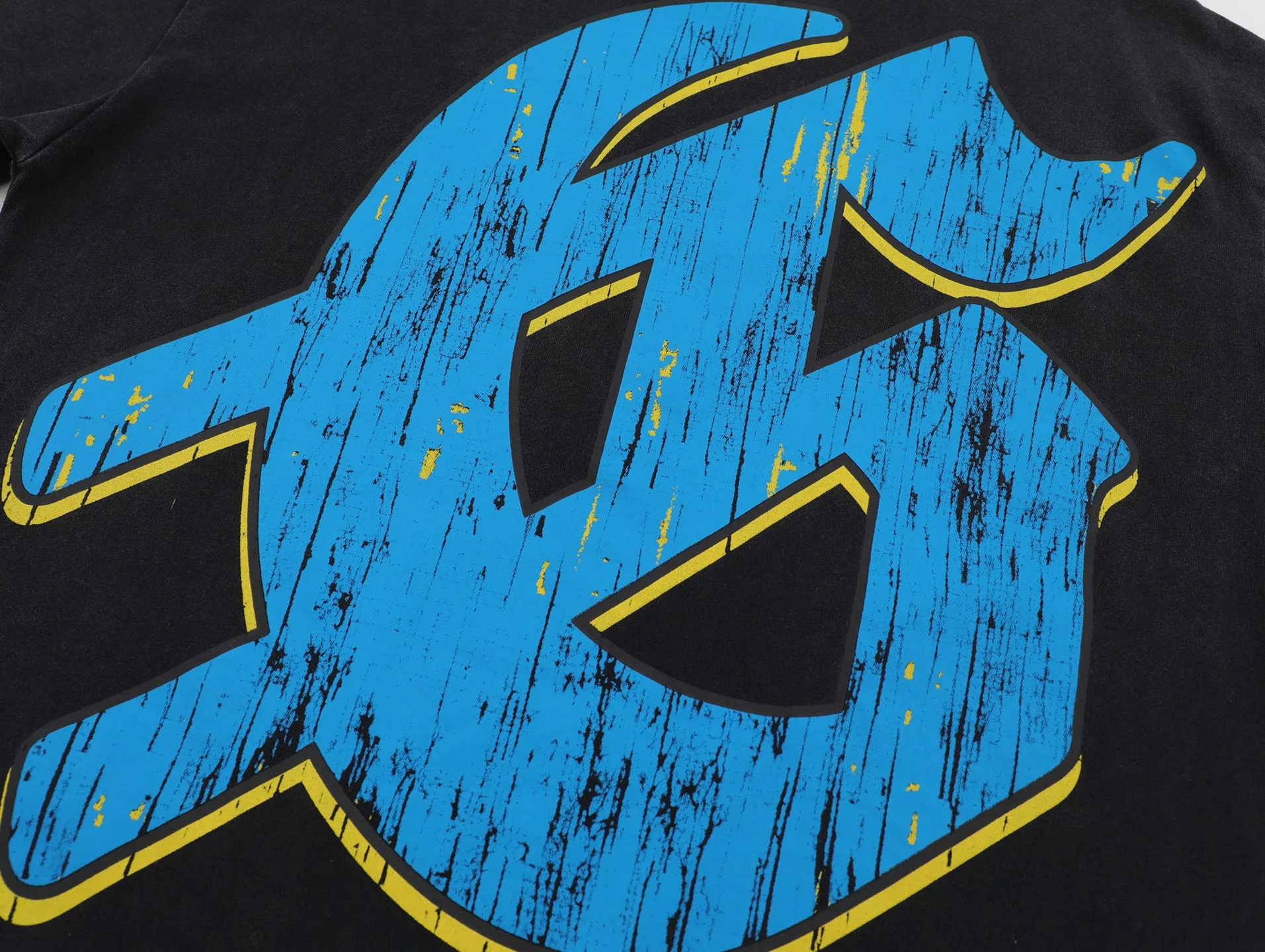 G808# P124 Godspeed short-sleeved T-shirt color: Black size: S M L XL