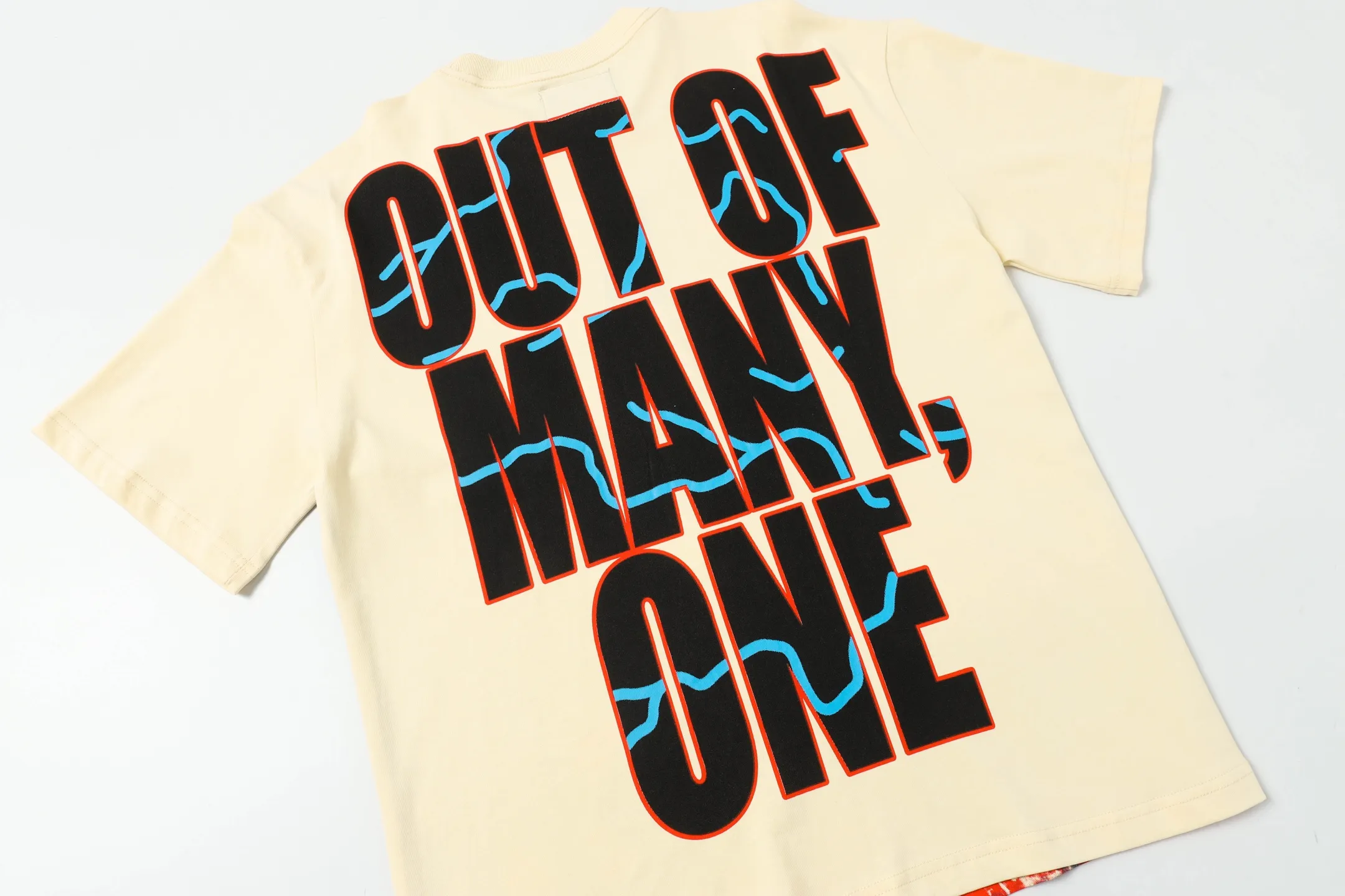 5006#apricot | P104 Godspeed cross-border American rock and roll street washed retro style short-sleeved T (craft printing) fabric (fabric) 32 counts combed double yarn 240 grams weight code number (size): S-M-L-XL color (colour): apricot