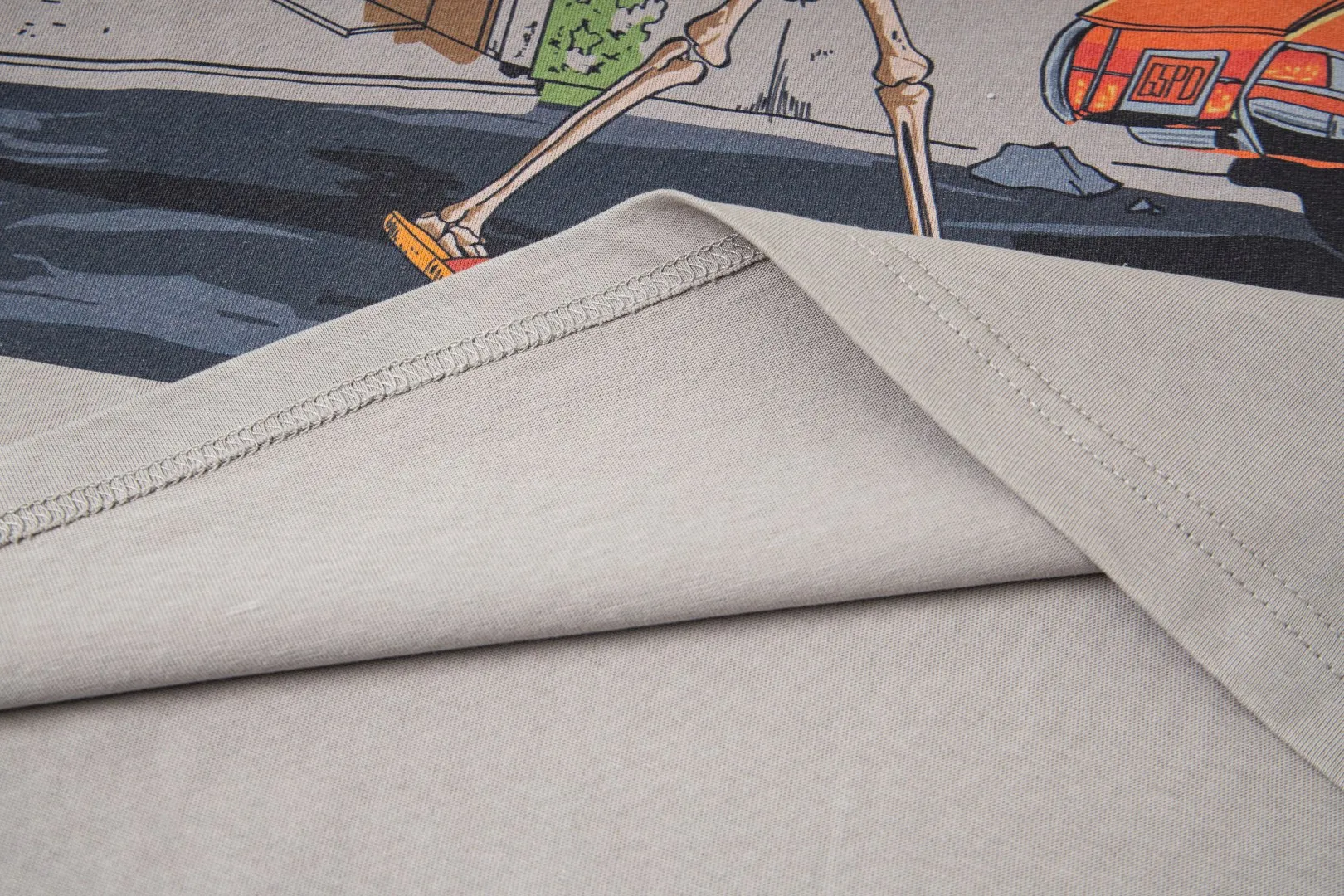 G28# GodSpeed ​​white ink direct spray washed short-sleeved S-XL size gray (washed) P126 black (washed) P126