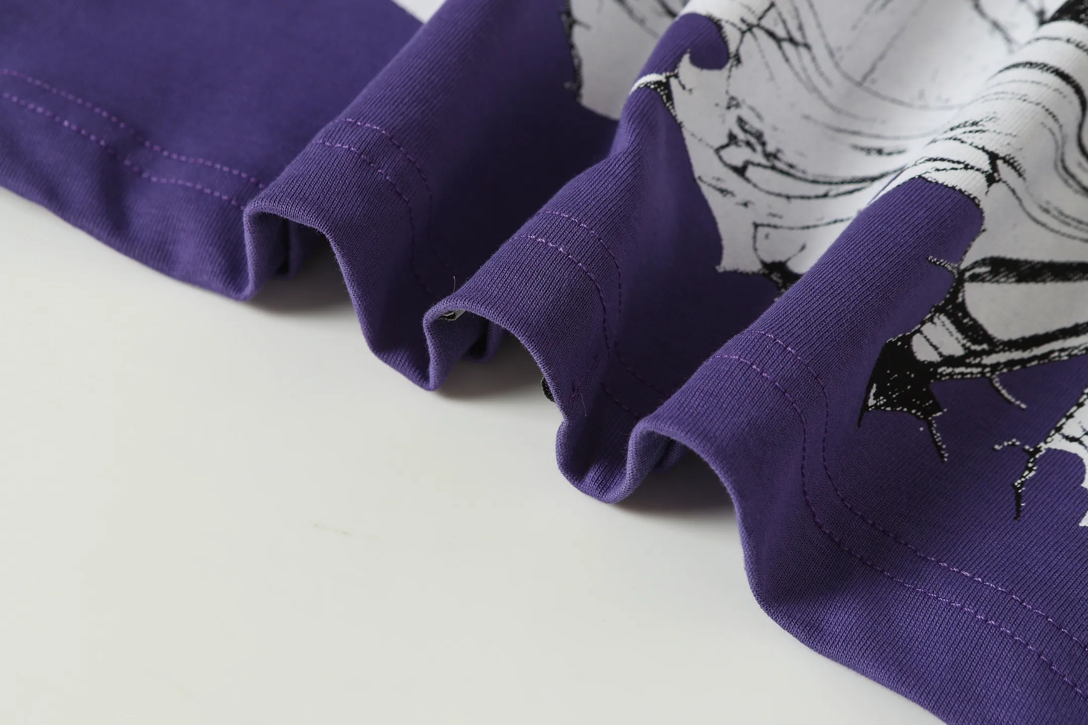 5086#vine purple/apricot | P104 Godspeed cross-border American rock and roll street washed retro style short-sleeved T (craft printing) fabric (fabric) 32 counts combed double yarn 240 grams weight code number (size): S-M-L-XL color (colour): apricot/vine purple 👉