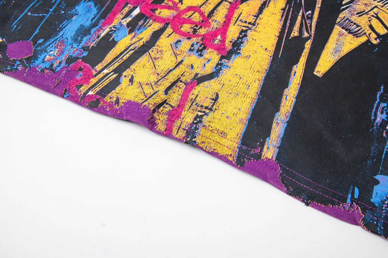 G45# GodSpeed ​​HD printed washed long sleeve S-XL size black (washed) P136 purple (washed) P136