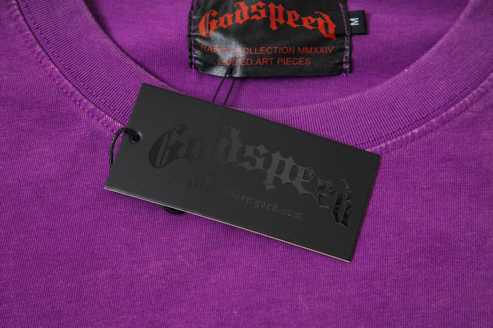 G45# GodSpeed ​​HD printed washed long sleeve S-XL size black (washed) P136 purple (washed) P136