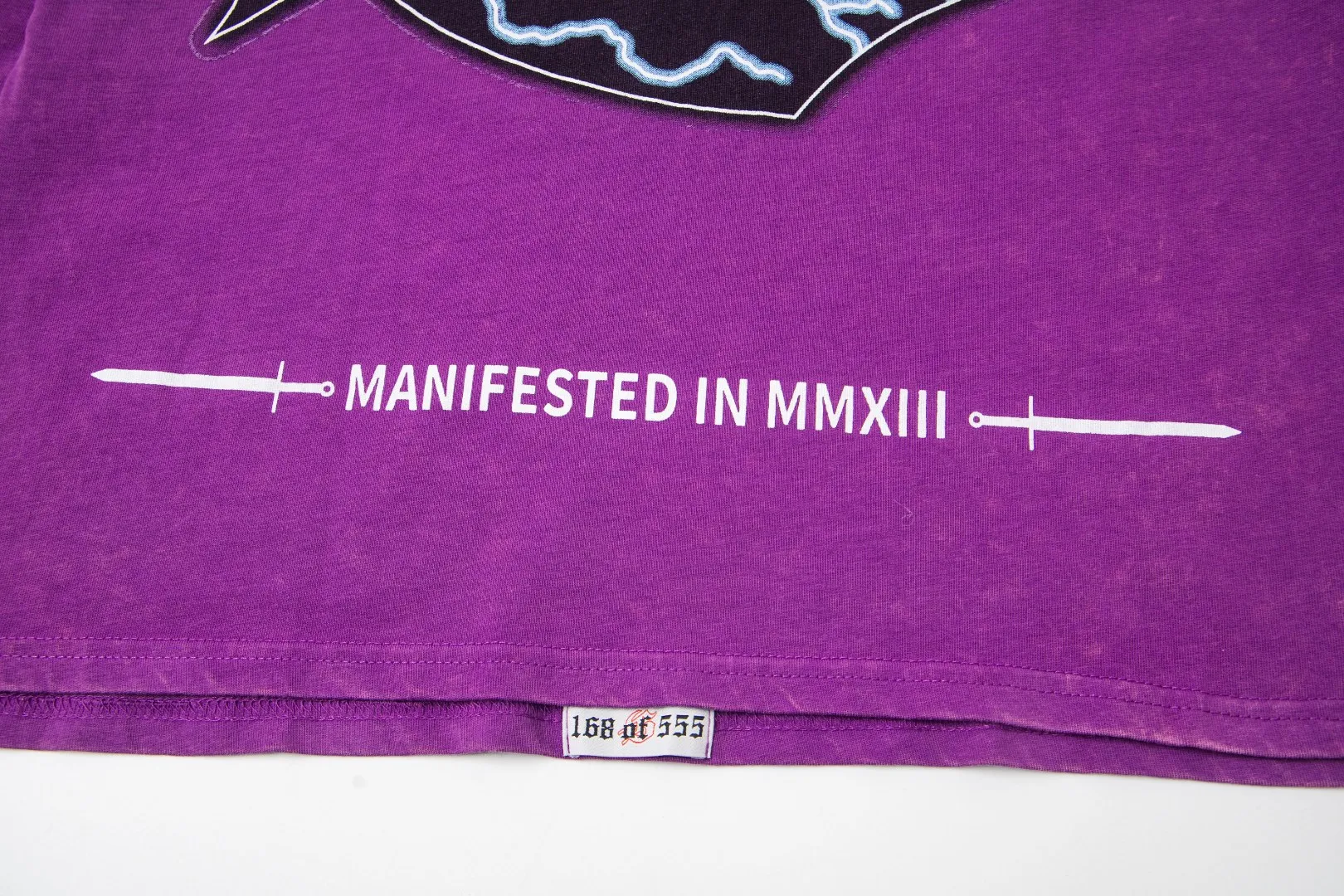 G52# GodSpeed ​​white ink direct spray washed long sleeve S-XL size purple (washed) P156 apricot P146