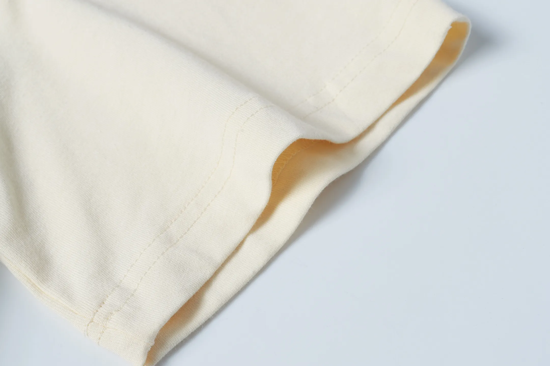 5081#apricot | P104 Godspeed cross-border American rock and roll street washed retro style short-sleeved T (craft printing) fabric (fabric) 32 counts combed double yarn 240 grams weight code number (size): S-M-L-XL color (colour): apricot