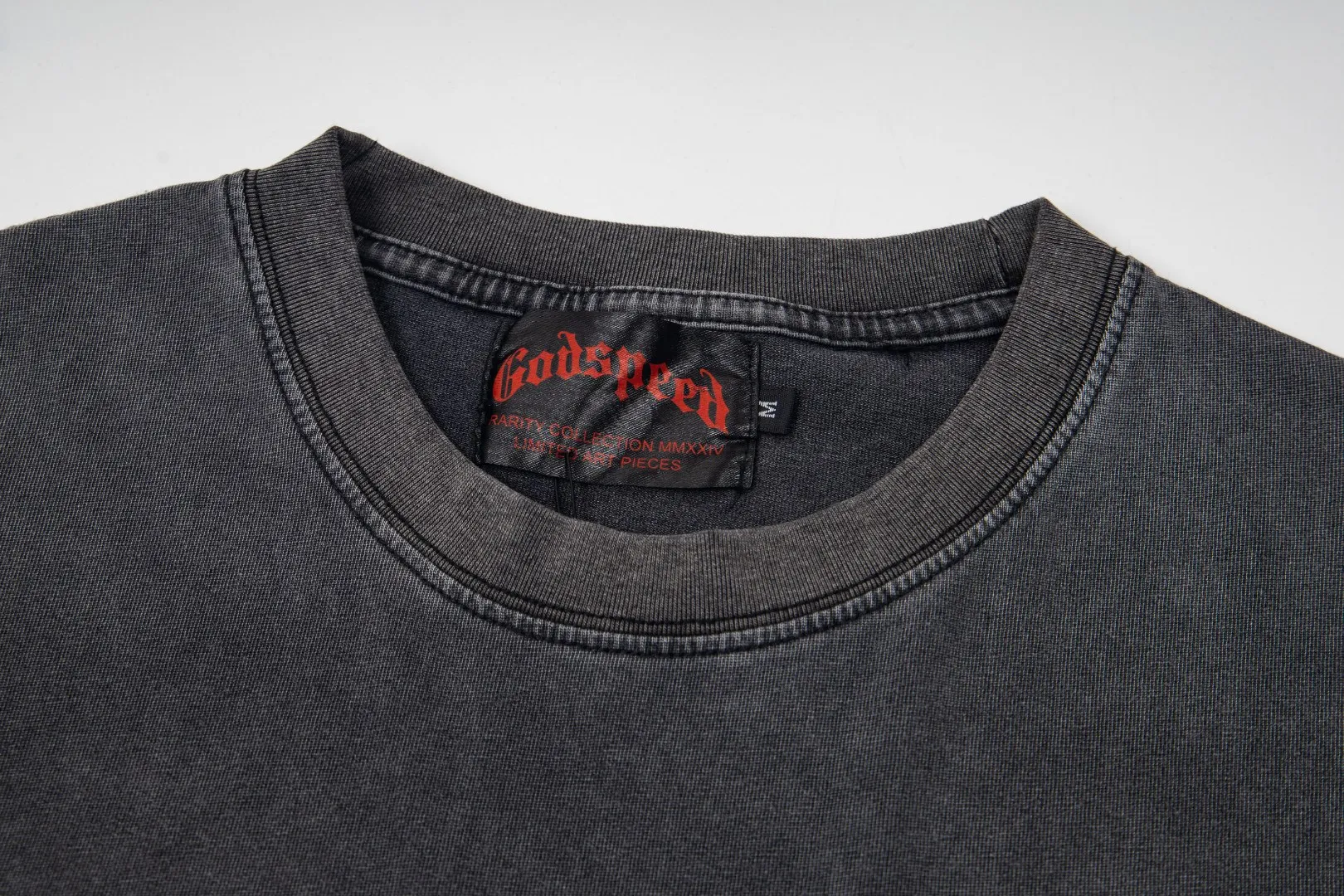 G69# GodSpeed ​​High Definition Printed Washed Short Sleeves S-XL Black P116 Blue P116 Gray P116