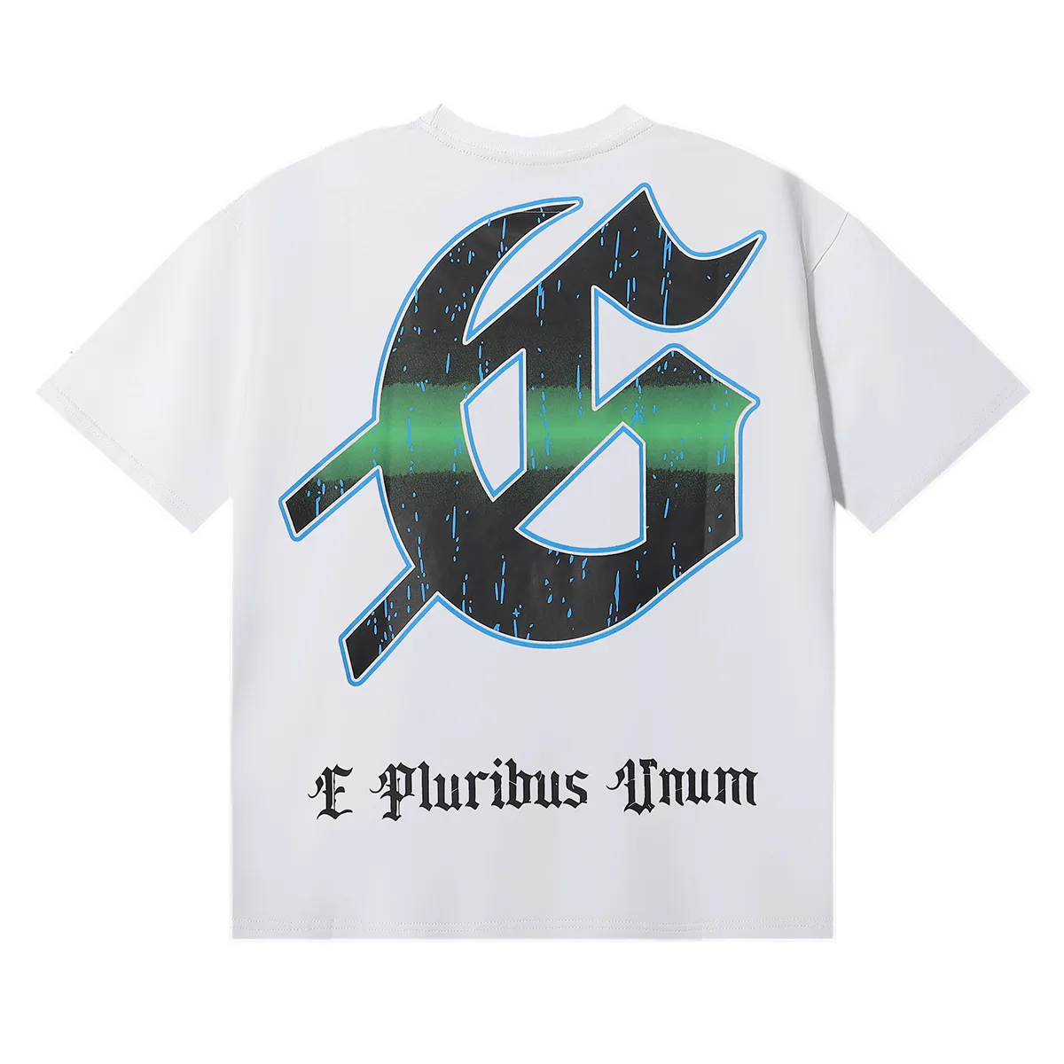 No. 7026, Mechao Godspeed card magician print high quality double yarn pure cotton casual round neck short-sleeved T-shirt batch 110 Color: black, white; Size: S M L XL