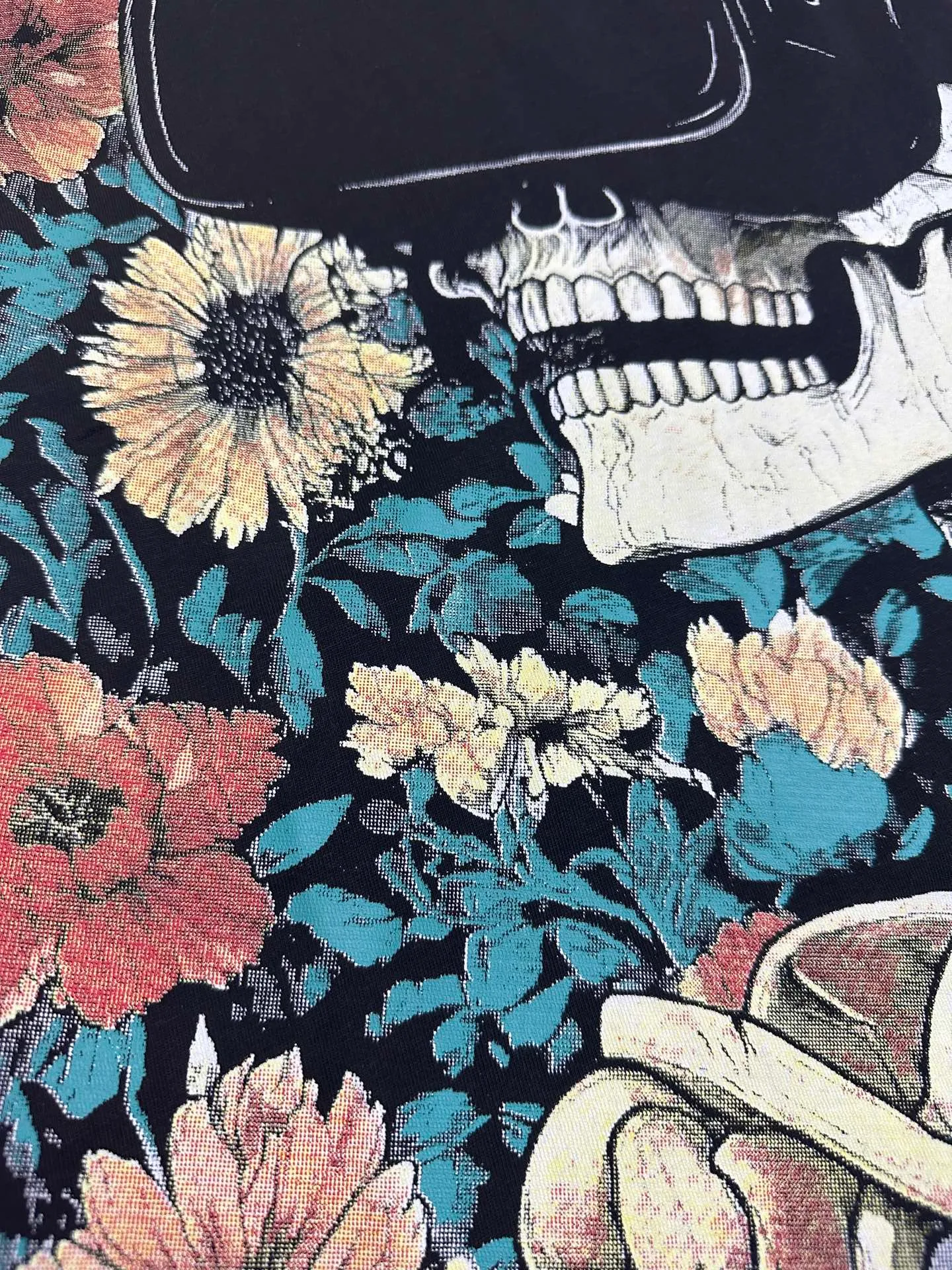 53💰5135#apricot I Real stock Godspeed cross-border American rock and roll street wash retro style short-sleeved T (craft printing) fabric (fabric) 32 counts combed double yarn 240 grams weight code number (size): S-M-L-XL color (colour): apricot