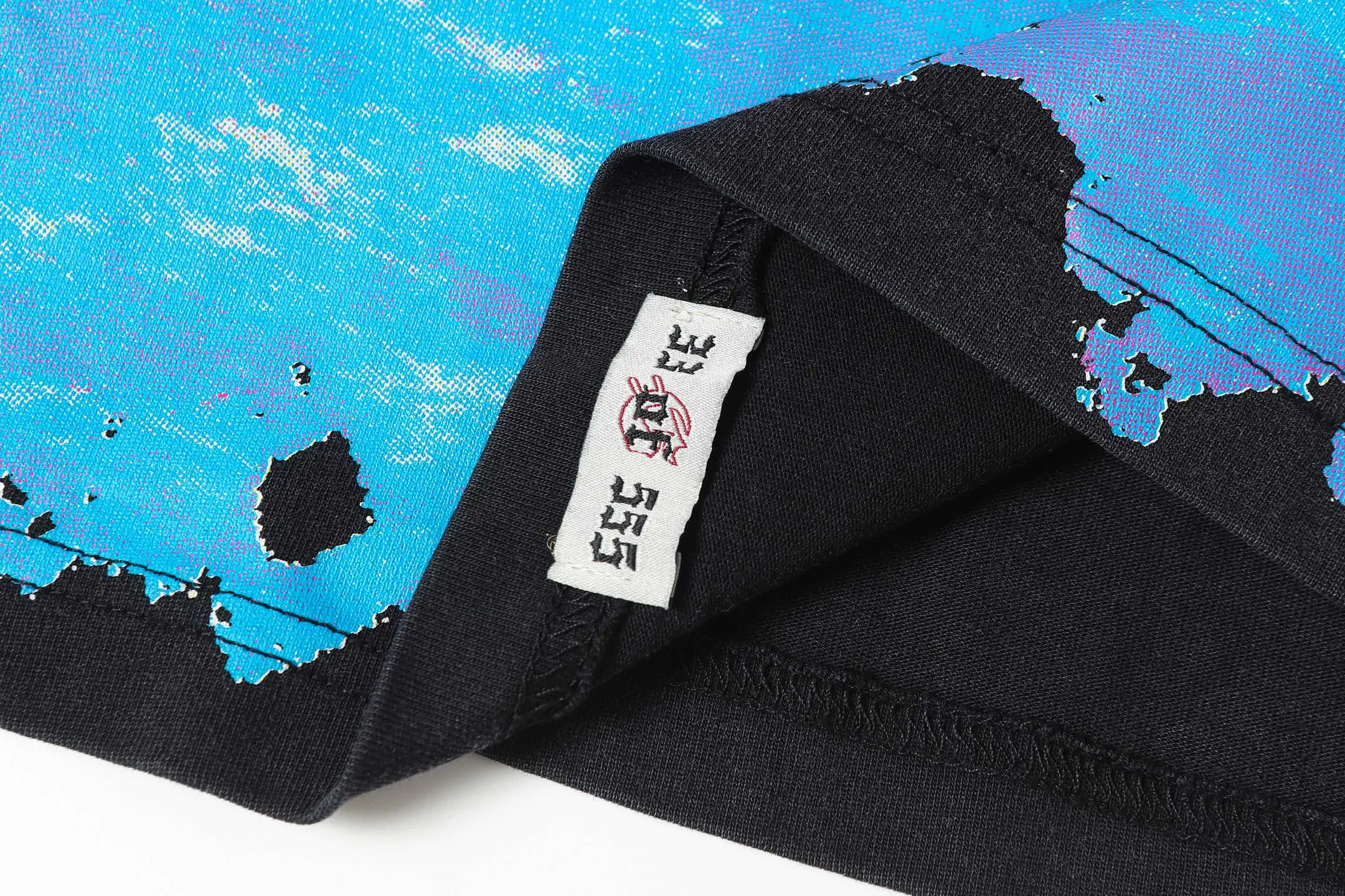 6080#washed black I P116 Godspeed cross-border American rock and roll street washed retro style short-sleeved T (craft printing) fabric (fabric): 32 count combed double yarn 250 grams weight code number (size): S-M-L-XL color (colour): washed black