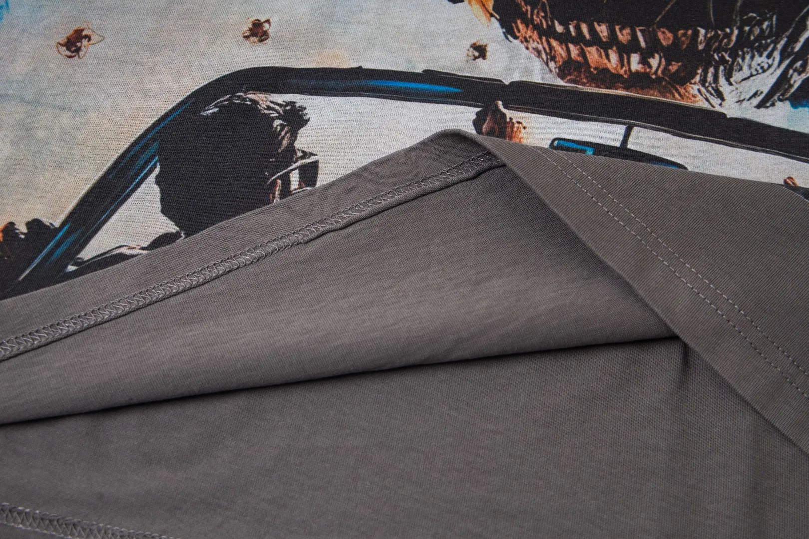 G31# GodSpeed ​​white ink direct spray washed short-sleeved S-XL size black (washed) P126 gray (washed) P126