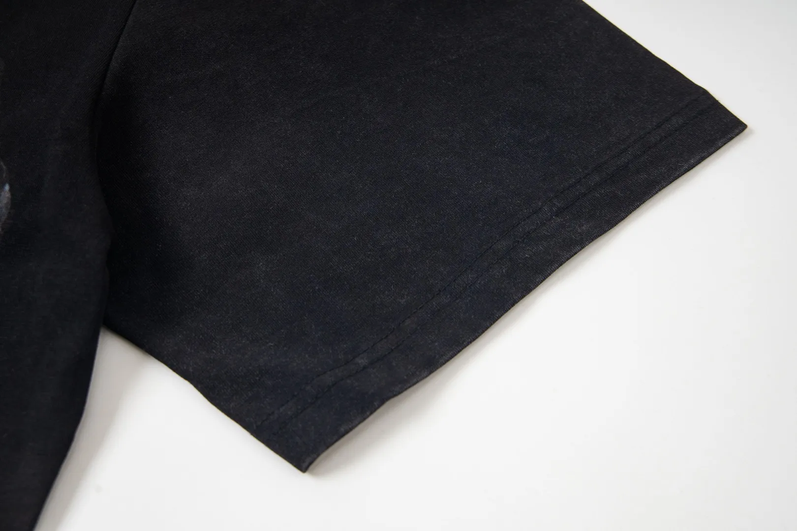 G31# GodSpeed ​​white ink direct spray washed short-sleeved S-XL size black (washed) P126 gray (washed) P126