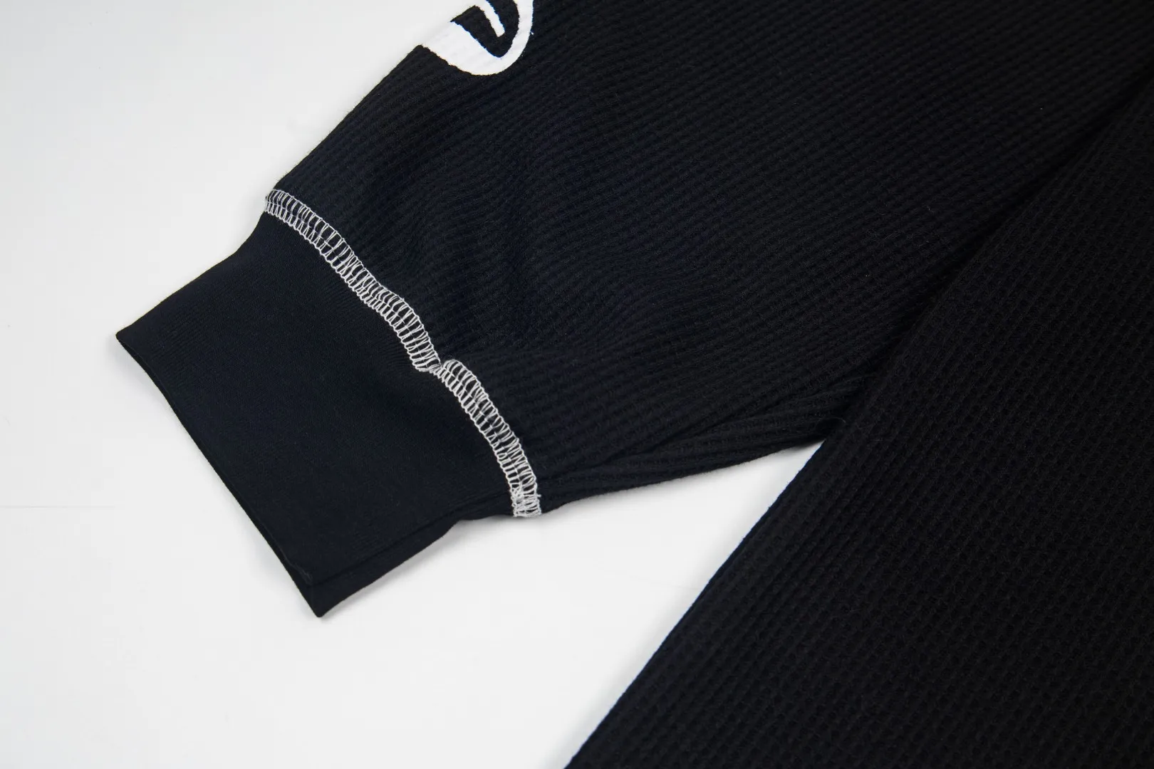 G61# GodSpeed ​​printed waffle long sleeve S-XL size black, apricot, white P130