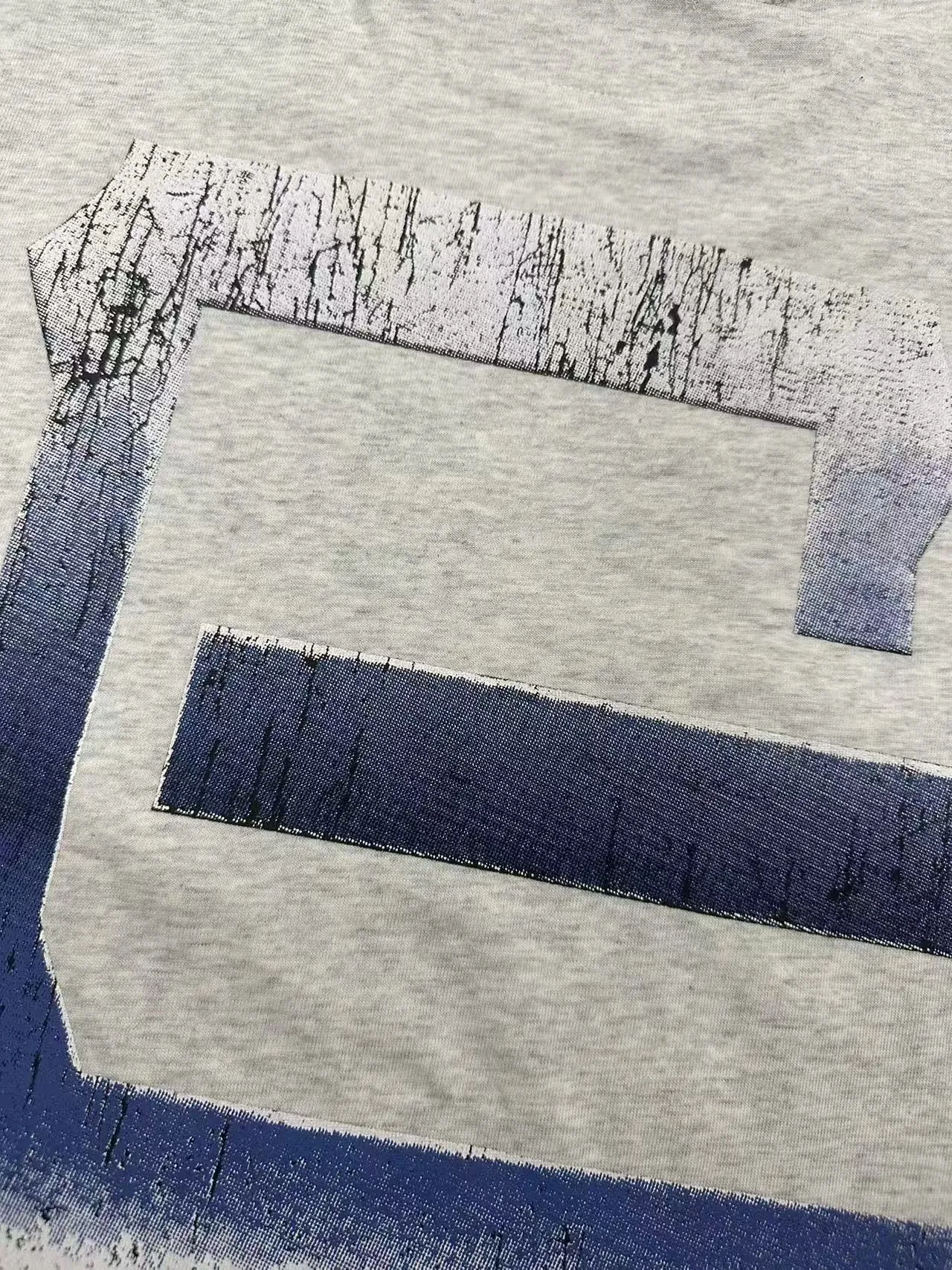 5106# light gray | P106 Godspeed cross-border American rock and roll street washed retro style short-sleeved T (craft printing) fabric (fabric) 32 counts combed double yarn 240 grams weight code number (size): S-M-L-XL color (colour): light gray