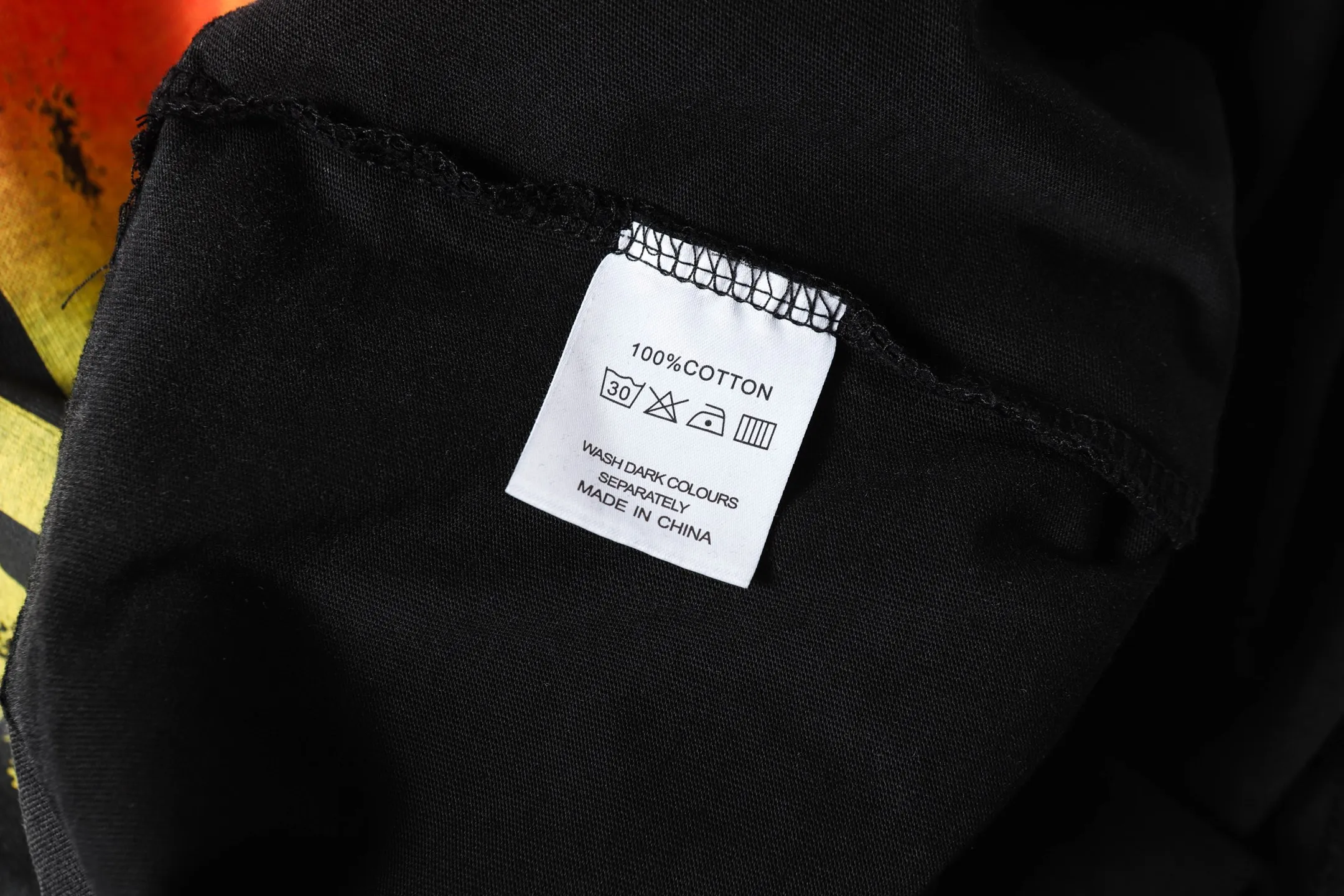 6045# washed black｜P116 Godspeed cross-border American rock and roll street washed retro style short-sleeved T (craft printing) fabric (fabric): 32 count combed double yarn 250 grams weight code (size): S-M-L-XL color (colour): washed black 👉