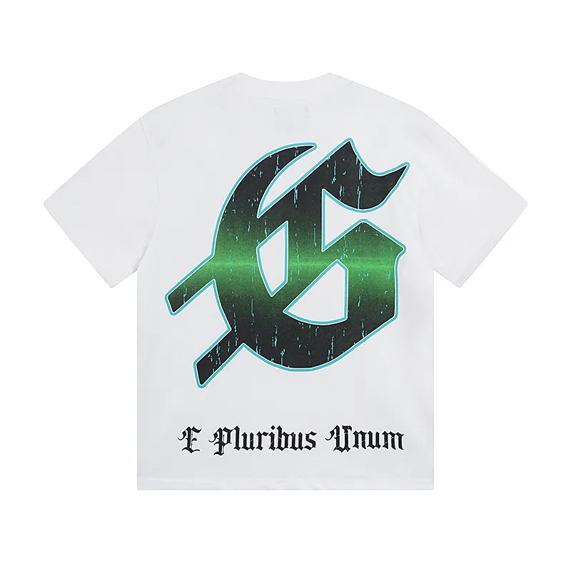 3013# P110 Real shot Godspeed American fashion rock street retro loose printed cotton short sleeves Fabric: 240g 32 count fine cotton double yarn pure cotton Color: off-white Size: S M L XL