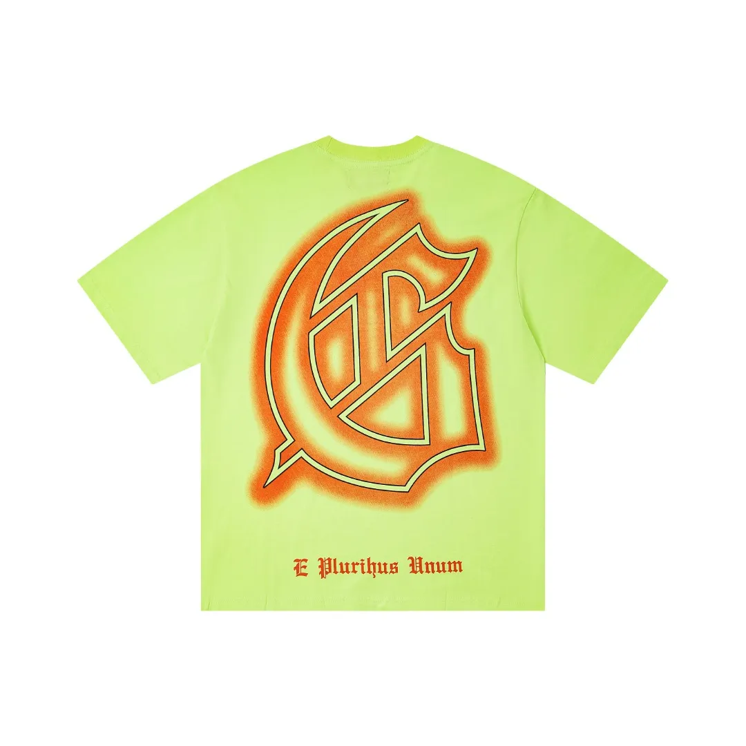 G28# GodSpeed ​​HD Printed Short Sleeve S-XL Green P106