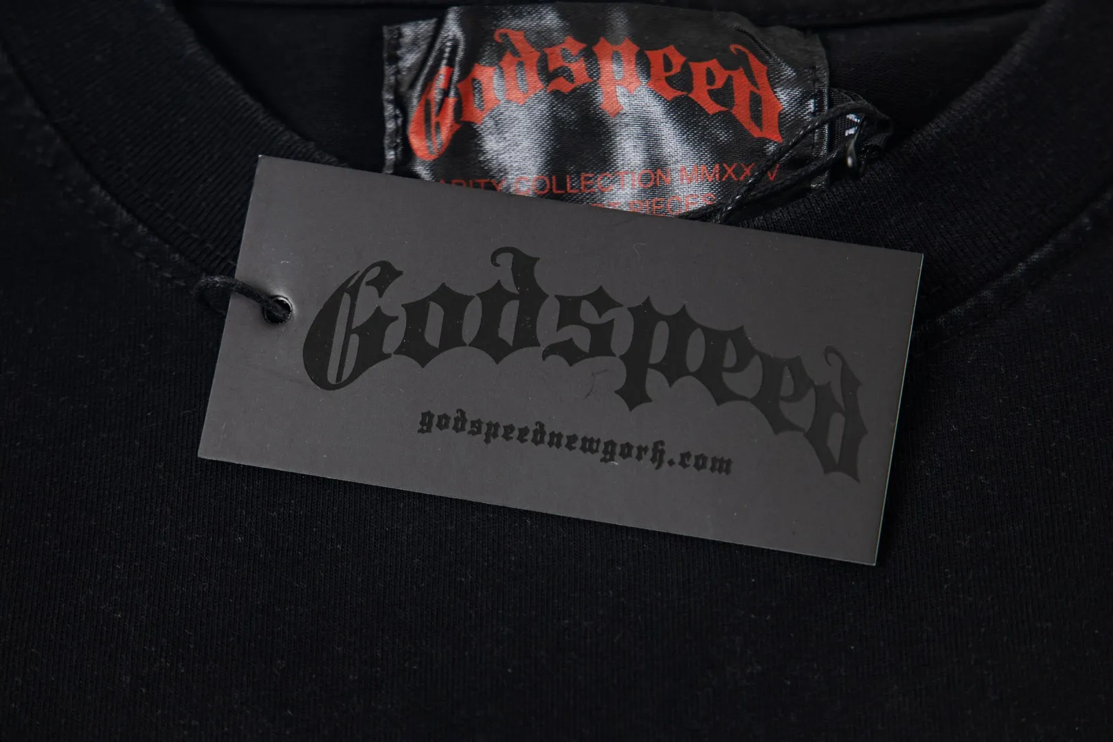 G42# GodSpeed ​​white ink direct spray wash long sleeve S-XL size wash black P156 apricot P146