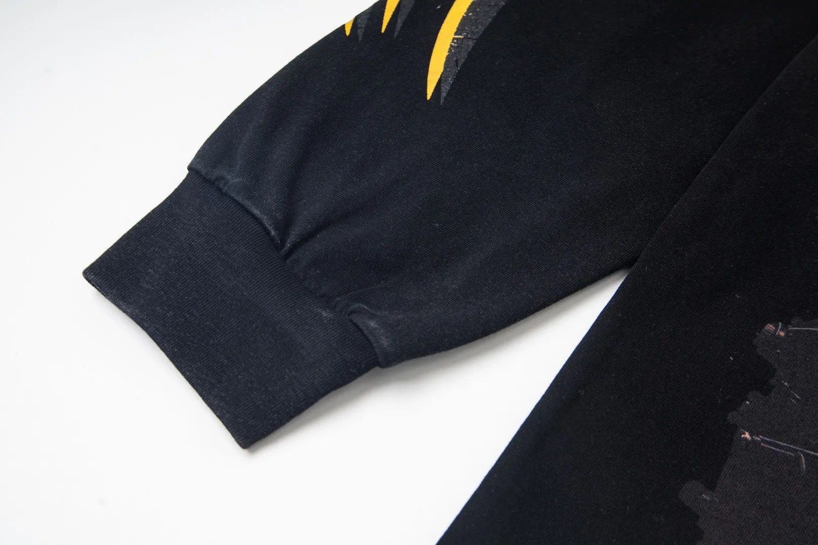 G42# GodSpeed ​​white ink direct spray wash long sleeve S-XL size wash black P156 apricot P146
