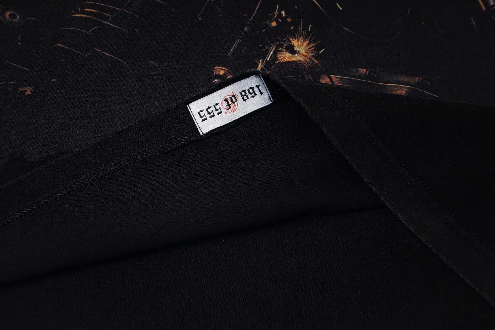G42# GodSpeed ​​white ink direct spray wash long sleeve S-XL size wash black P156 apricot P146