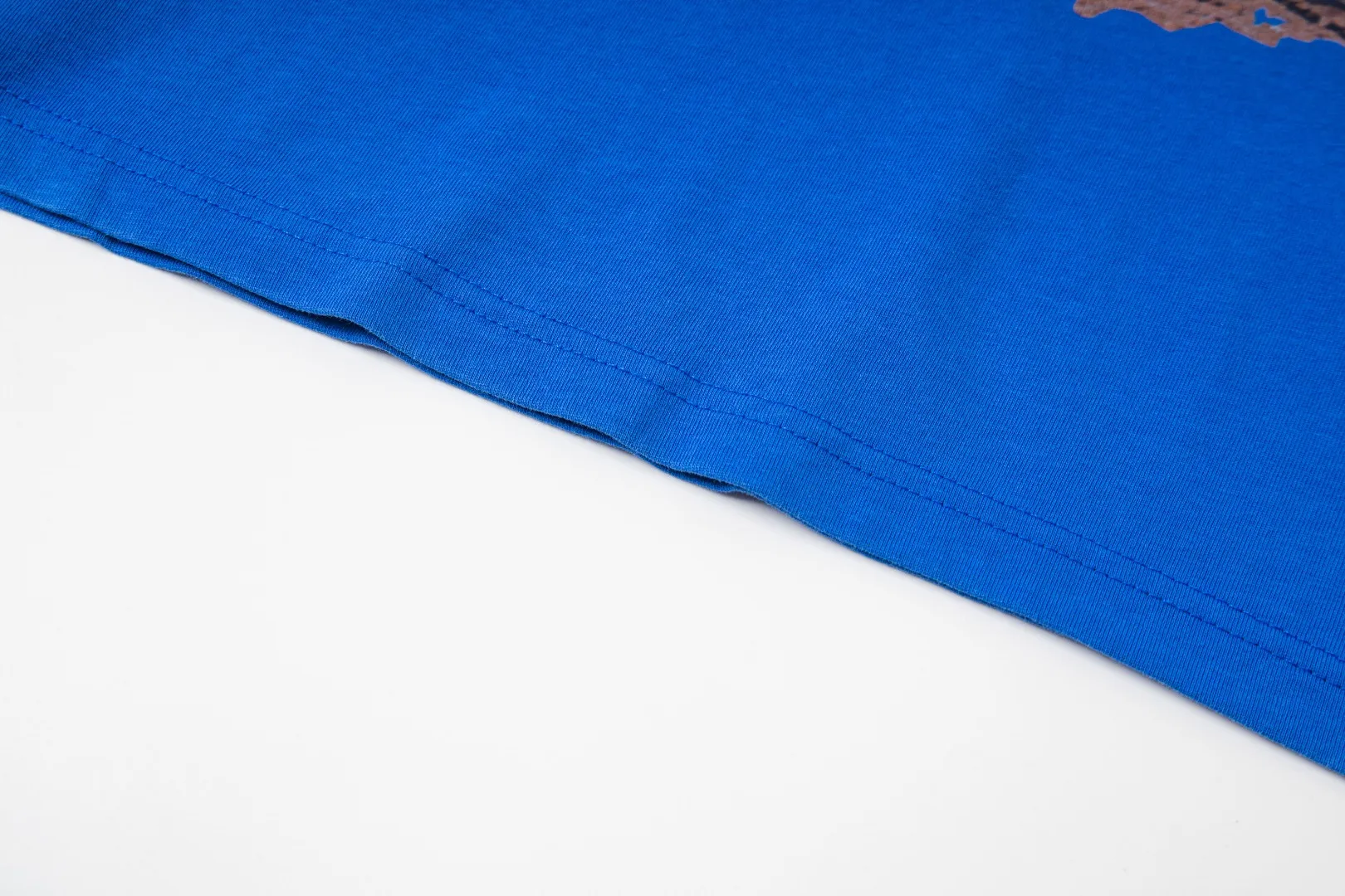 G26# GodSpeed ​​White Ink Direct Print Short Sleeve S-XL Blue (Washed) P126